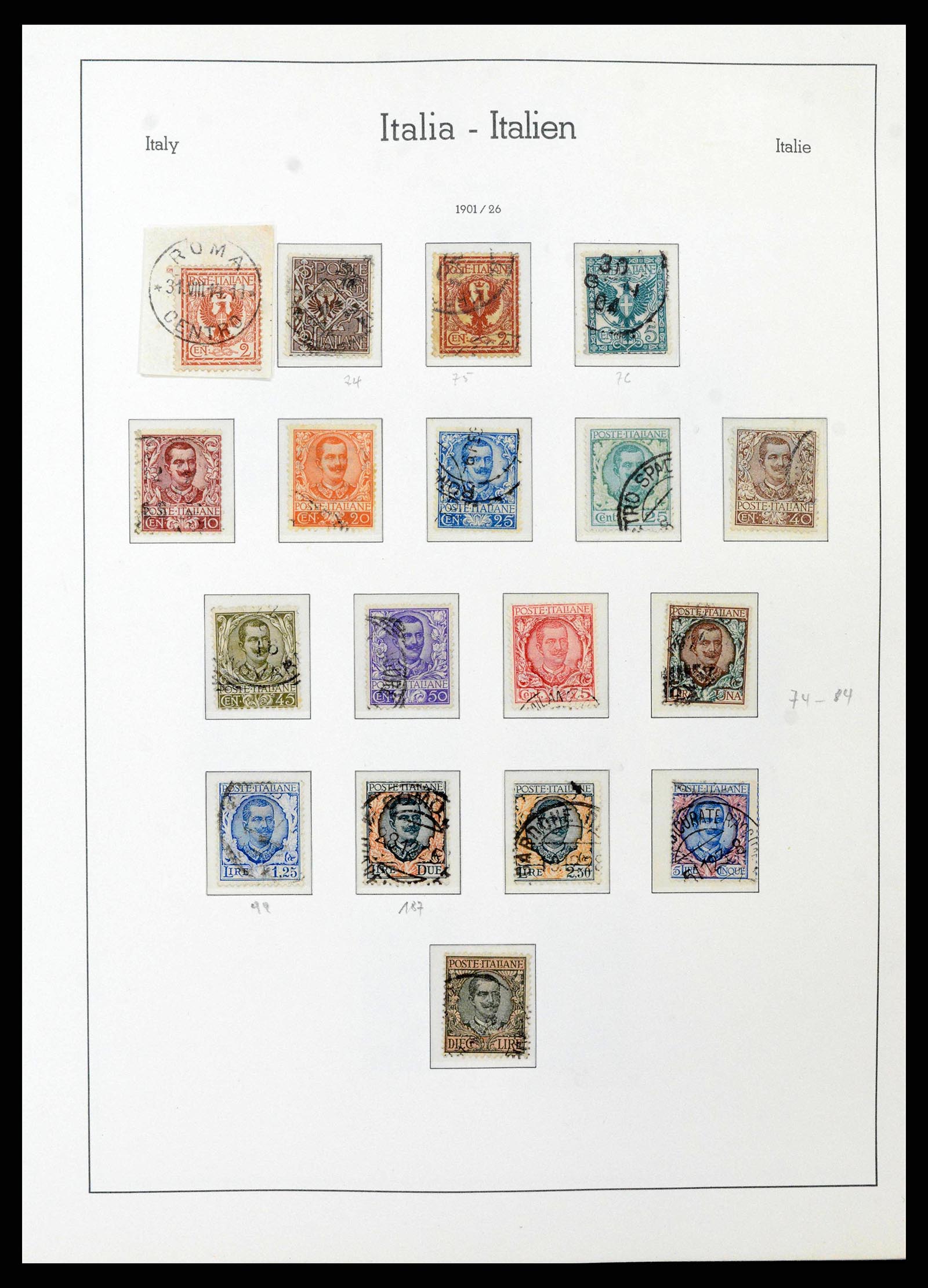 38493 0006 - Stamp collection 38493 Italy 1861-1970.