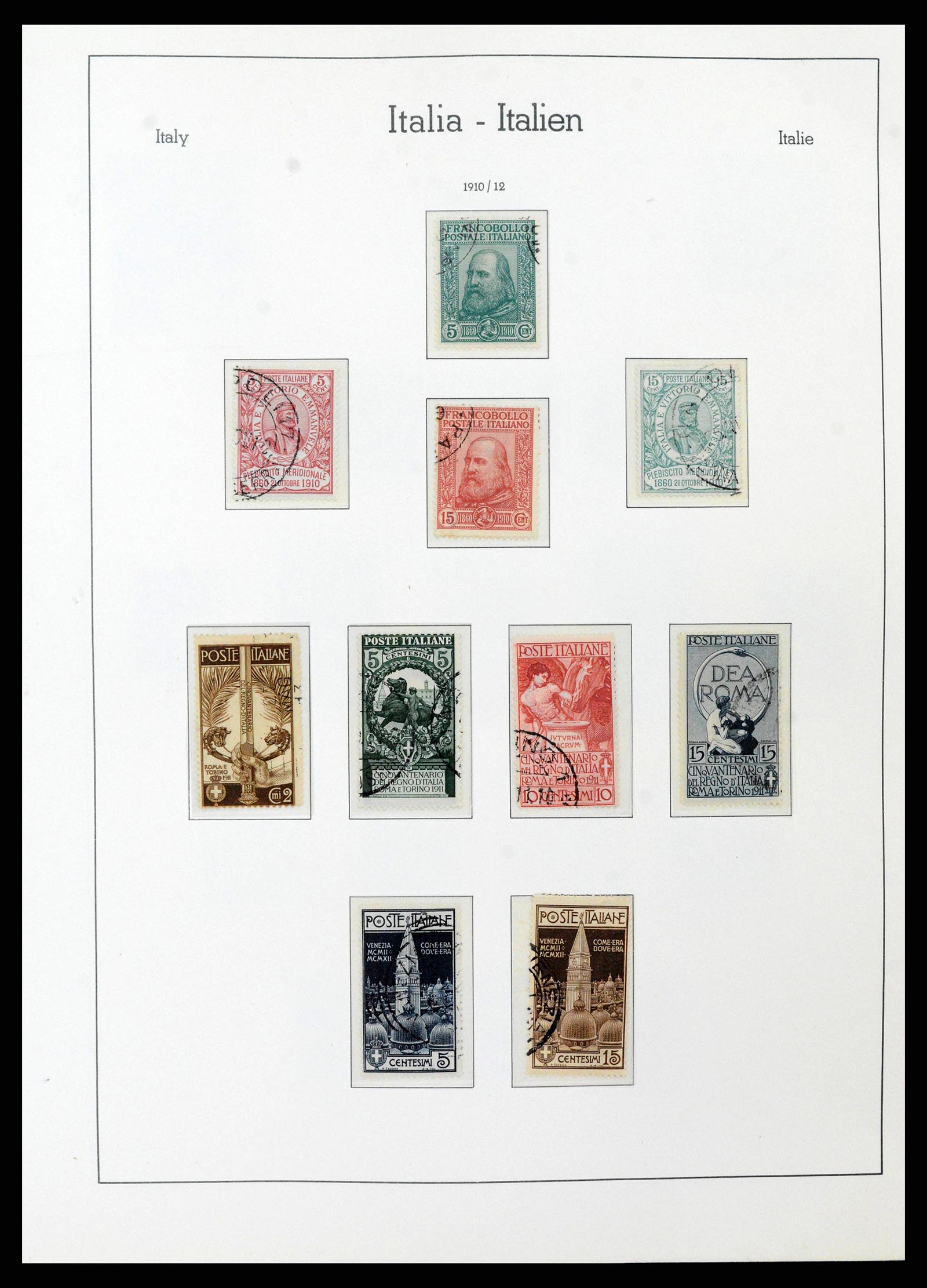 38493 0007 - Stamp collection 38493 Italy 1861-1970.