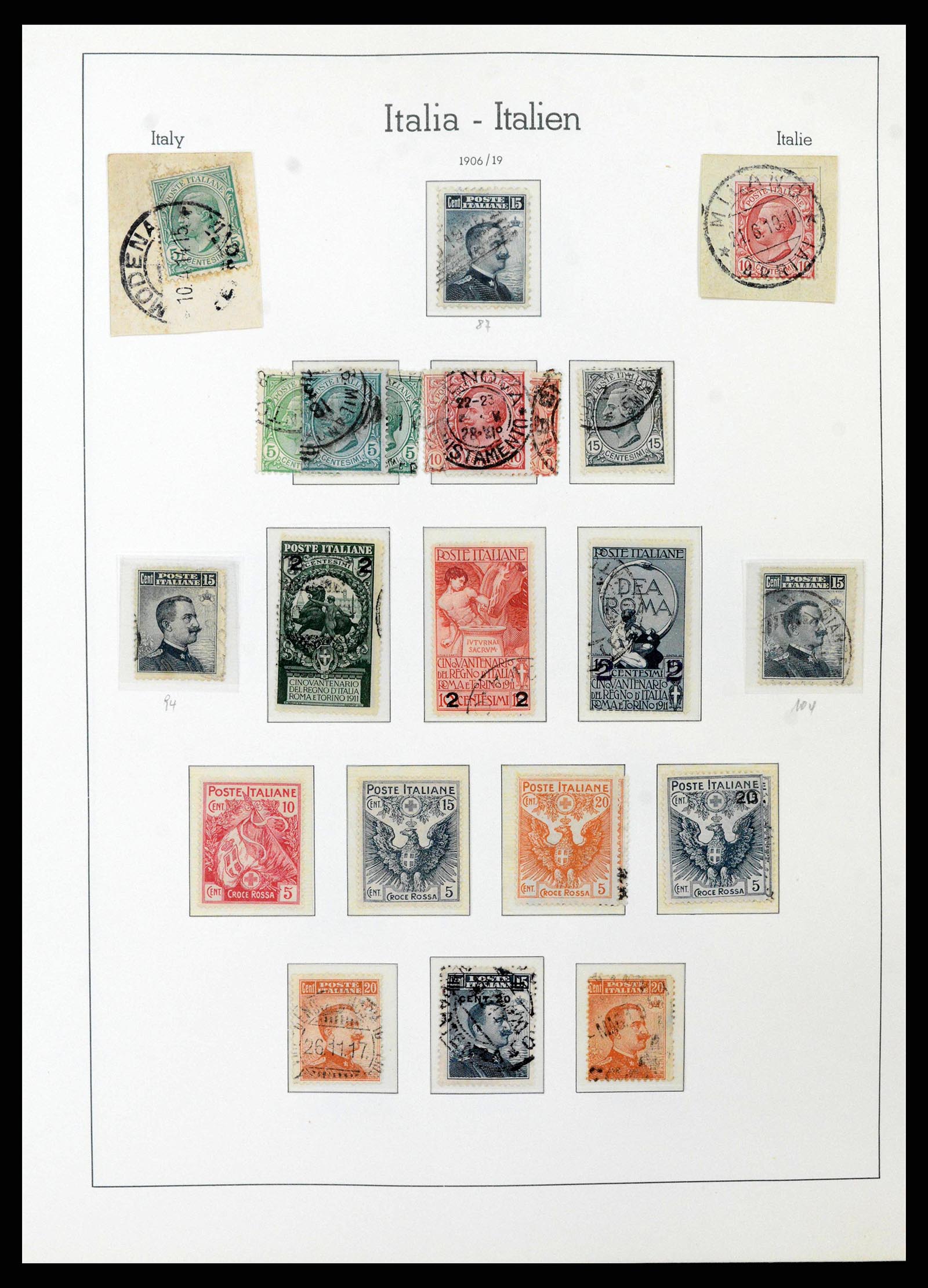 38493 0008 - Stamp collection 38493 Italy 1861-1970.