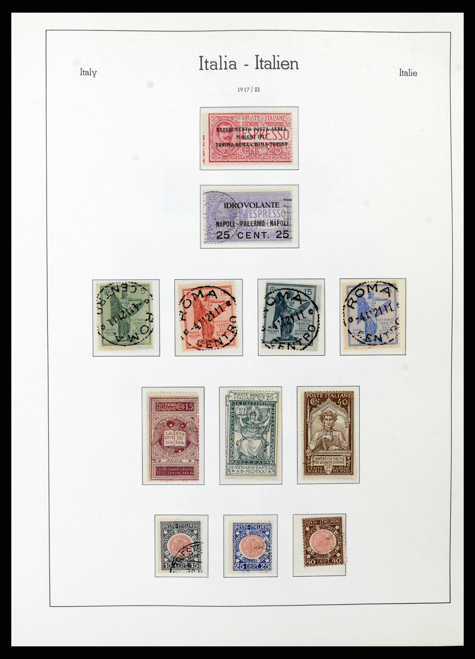 38493 0009 - Stamp collection 38493 Italy 1861-1970.