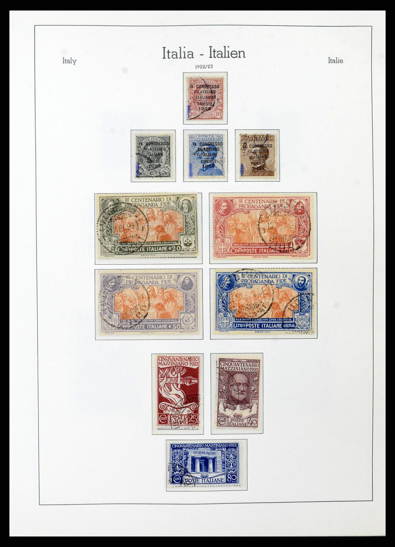 38493 0010 - Stamp collection 38493 Italy 1861-1970.