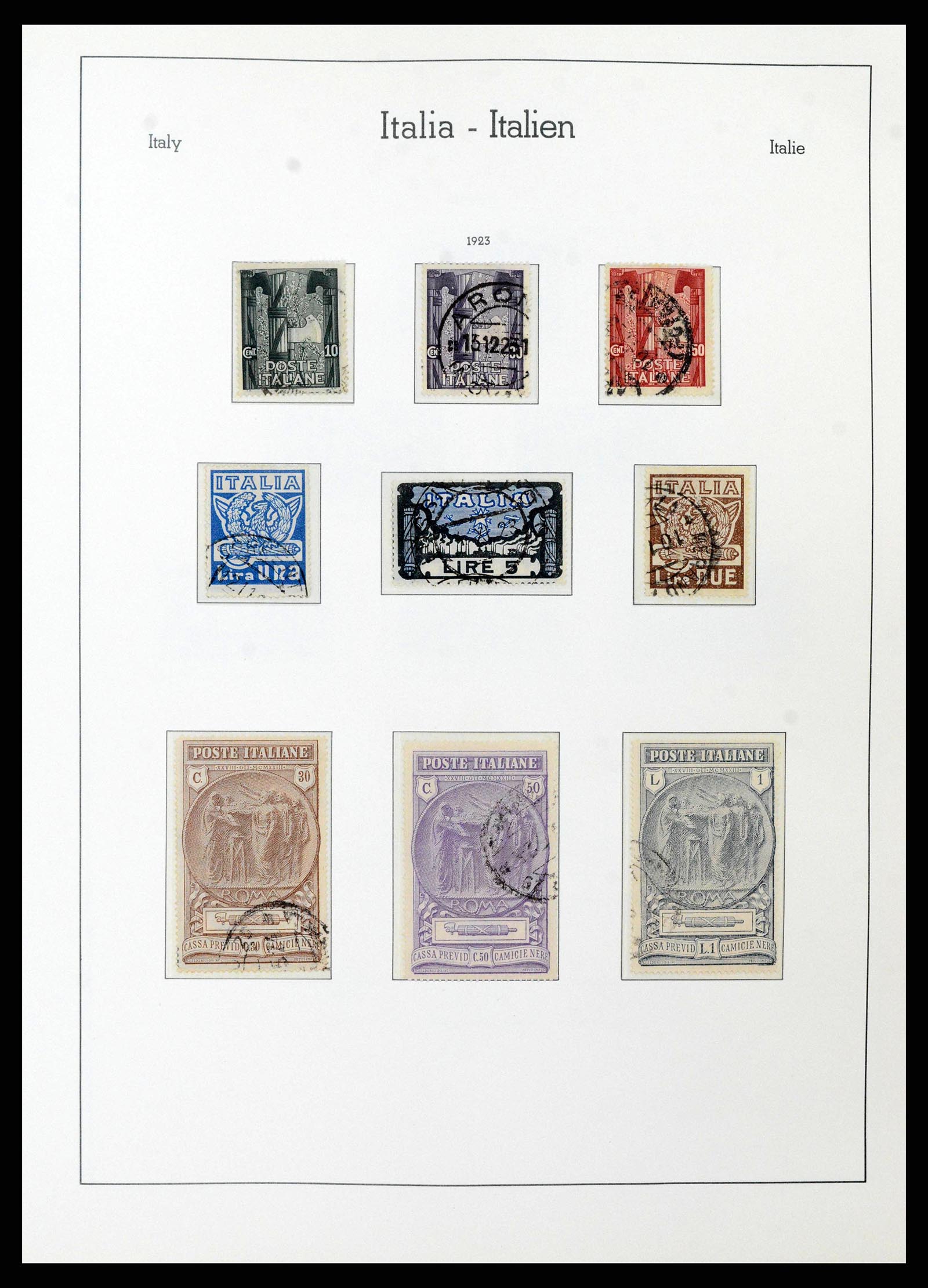 38493 0011 - Stamp collection 38493 Italy 1861-1970.