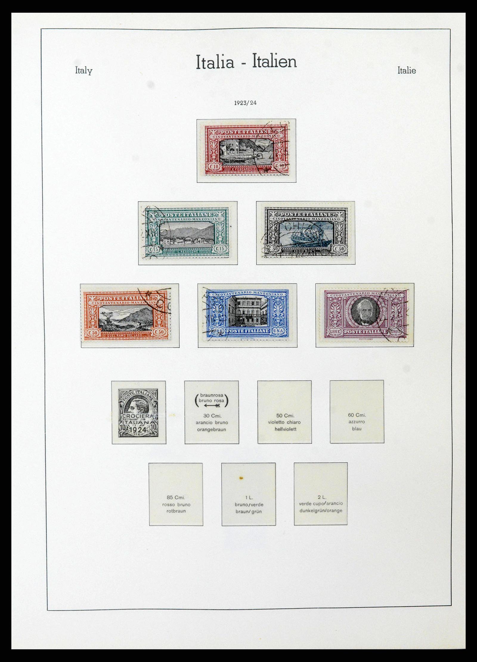 38493 0012 - Stamp collection 38493 Italy 1861-1970.