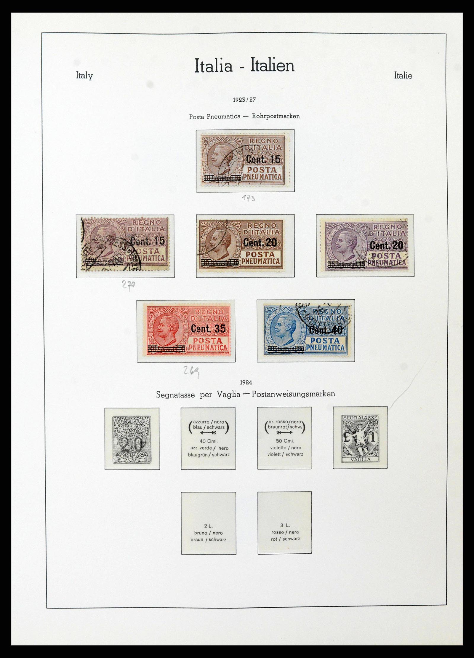 38493 0019 - Stamp collection 38493 Italy 1861-1970.