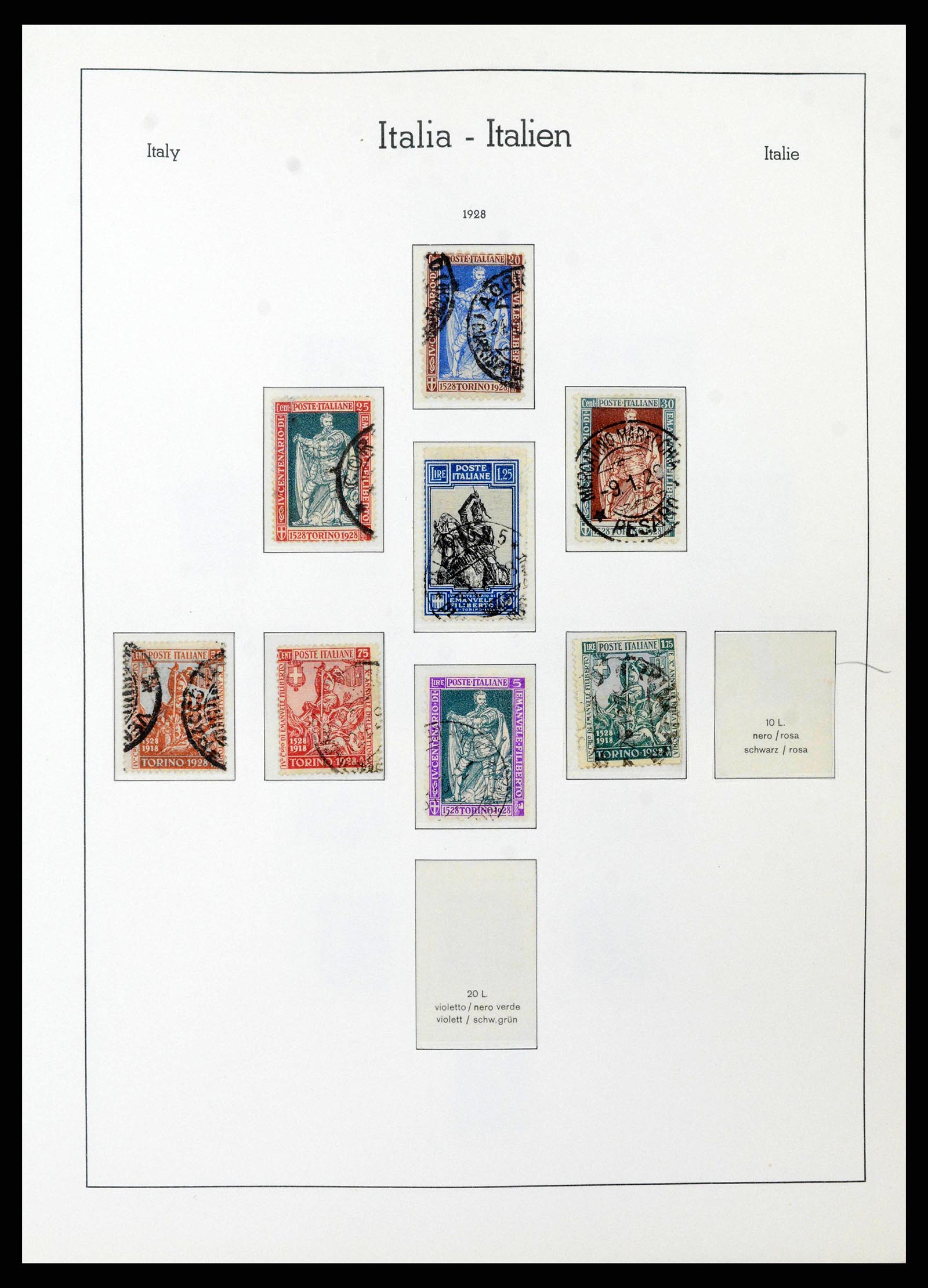 38493 0021 - Stamp collection 38493 Italy 1861-1970.