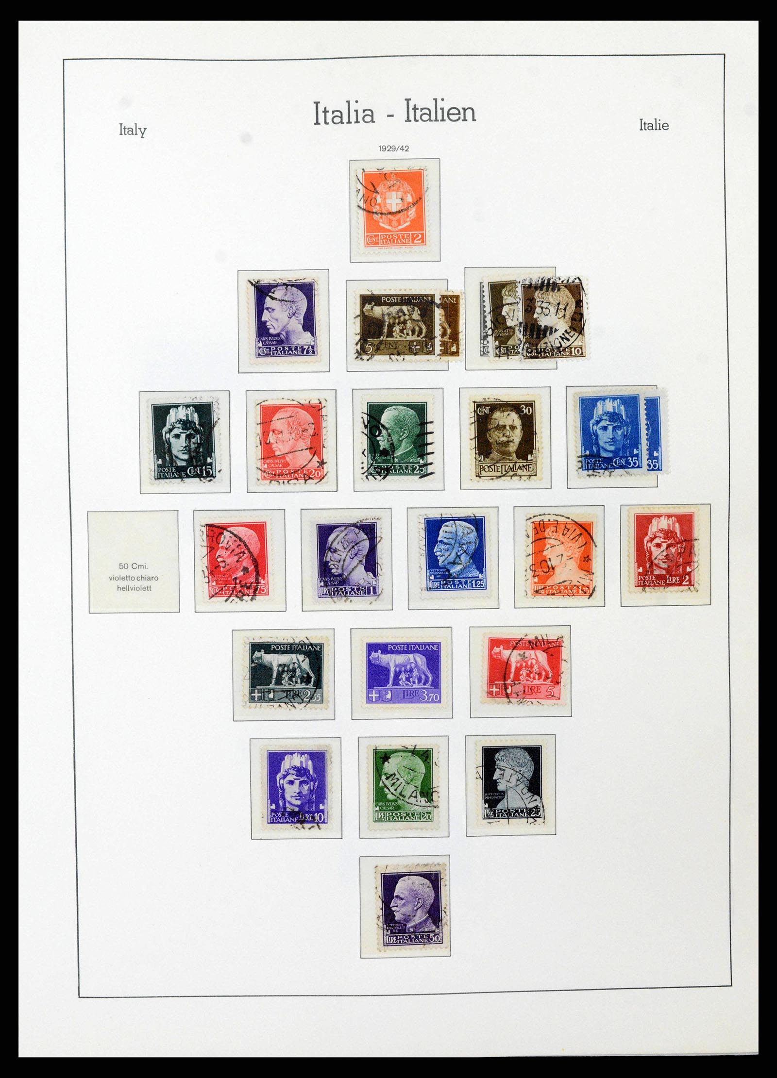 38493 0022 - Stamp collection 38493 Italy 1861-1970.