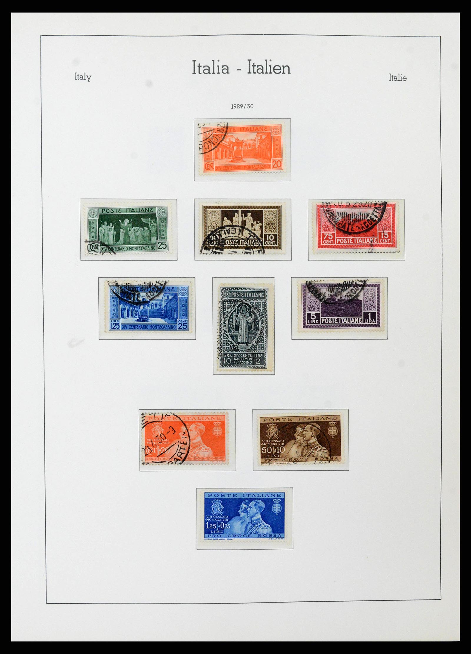 38493 0023 - Stamp collection 38493 Italy 1861-1970.