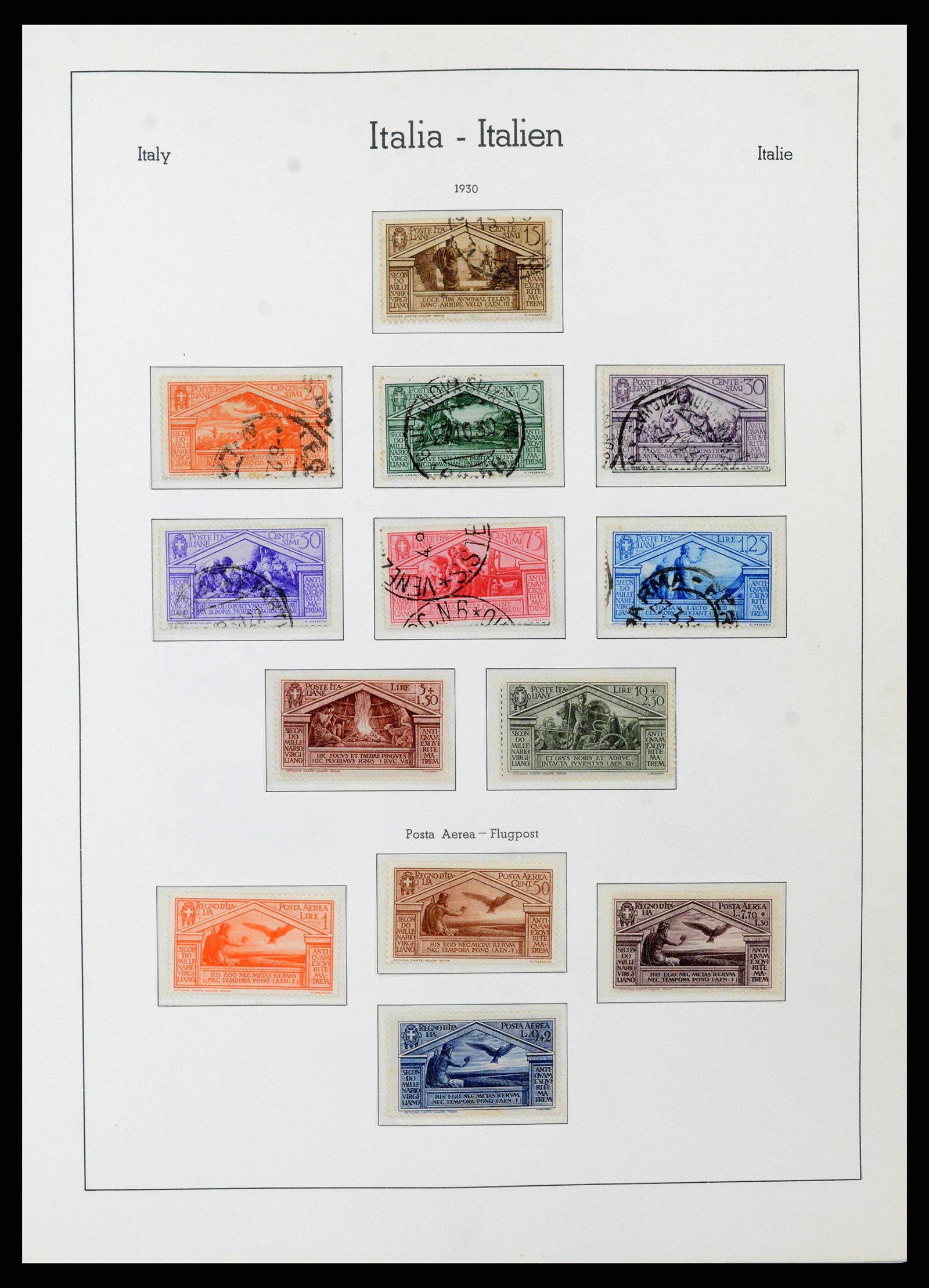 38493 0027 - Stamp collection 38493 Italy 1861-1970.