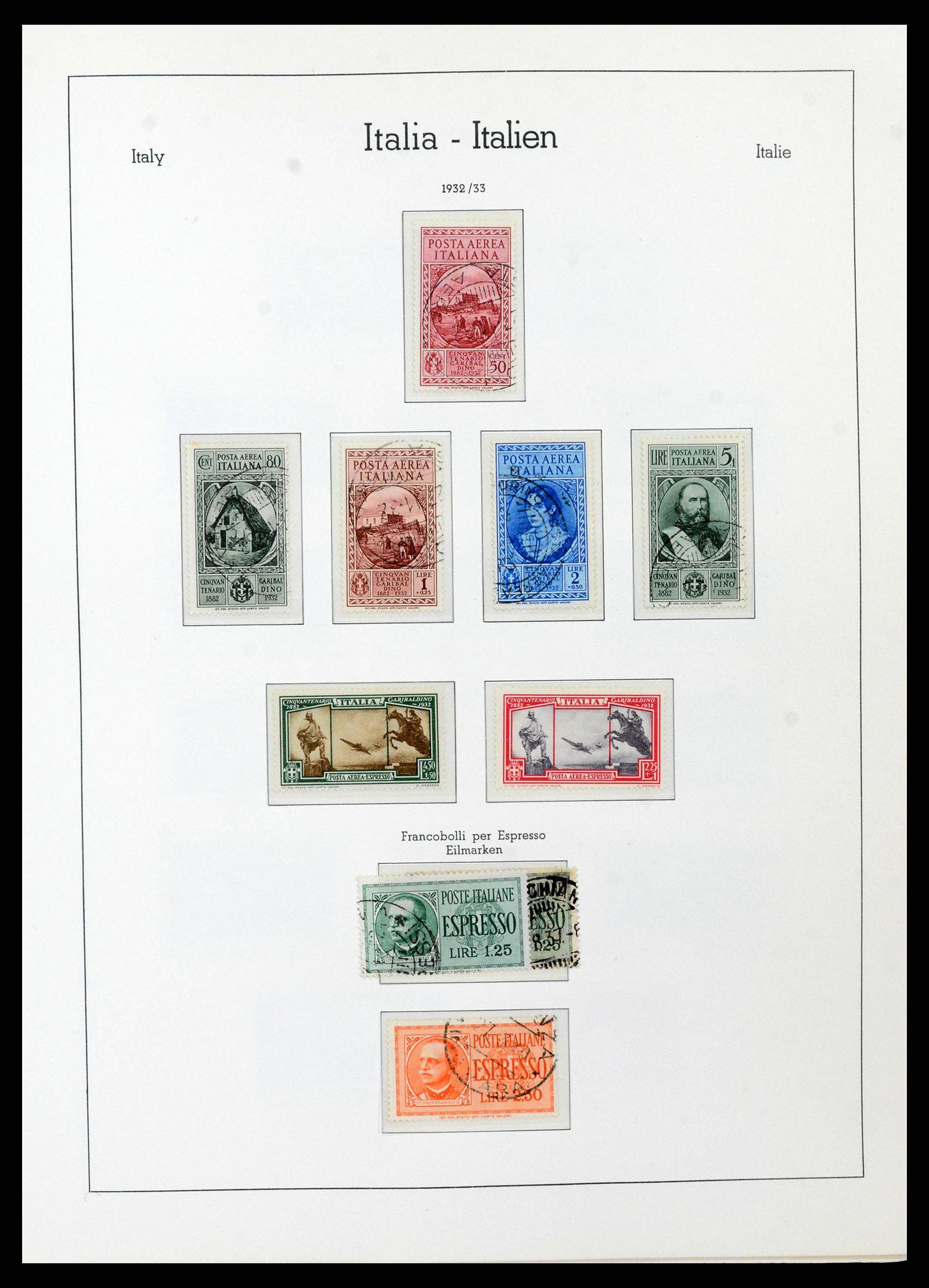 38493 0032 - Stamp collection 38493 Italy 1861-1970.