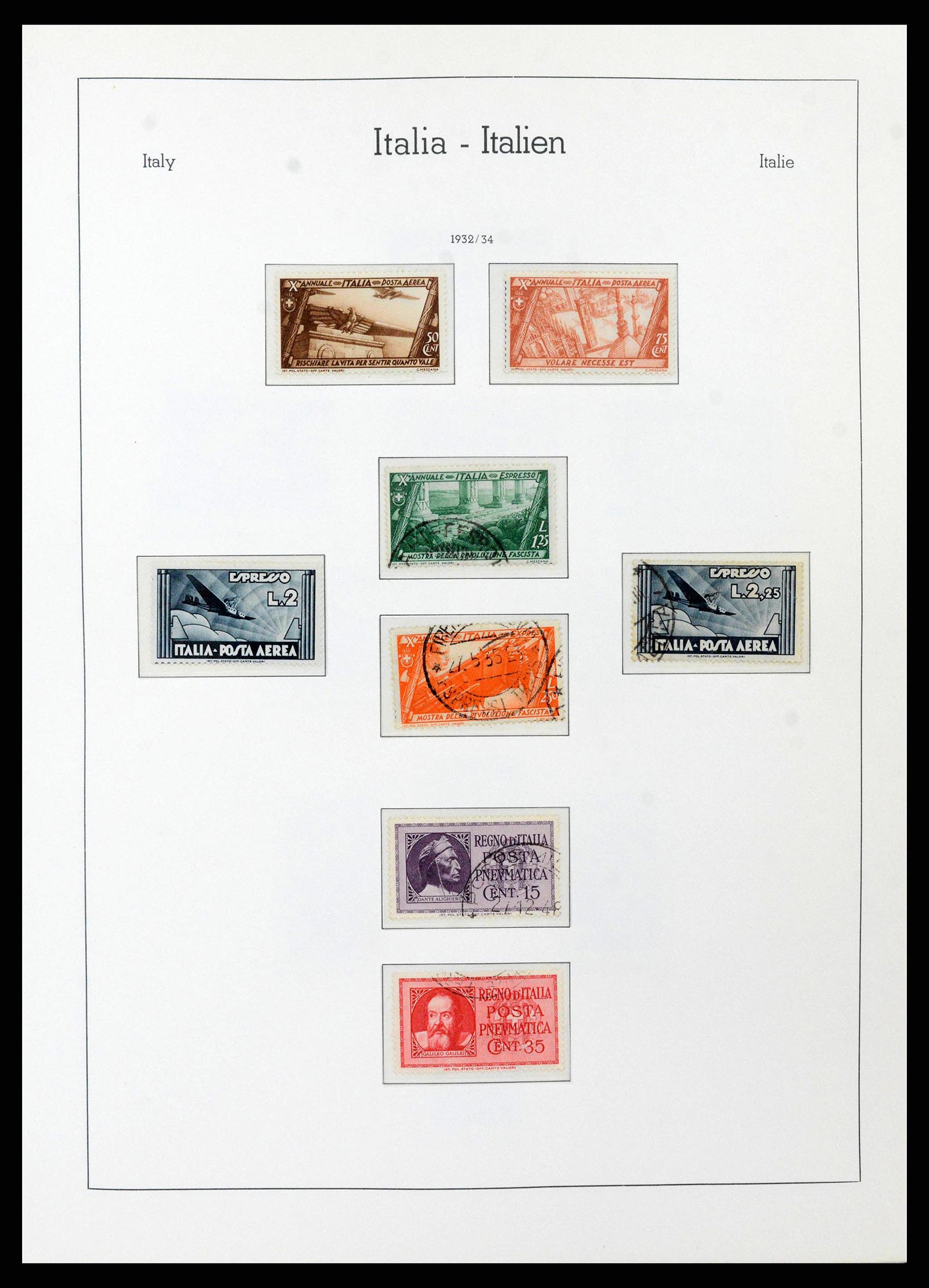38493 0034 - Stamp collection 38493 Italy 1861-1970.
