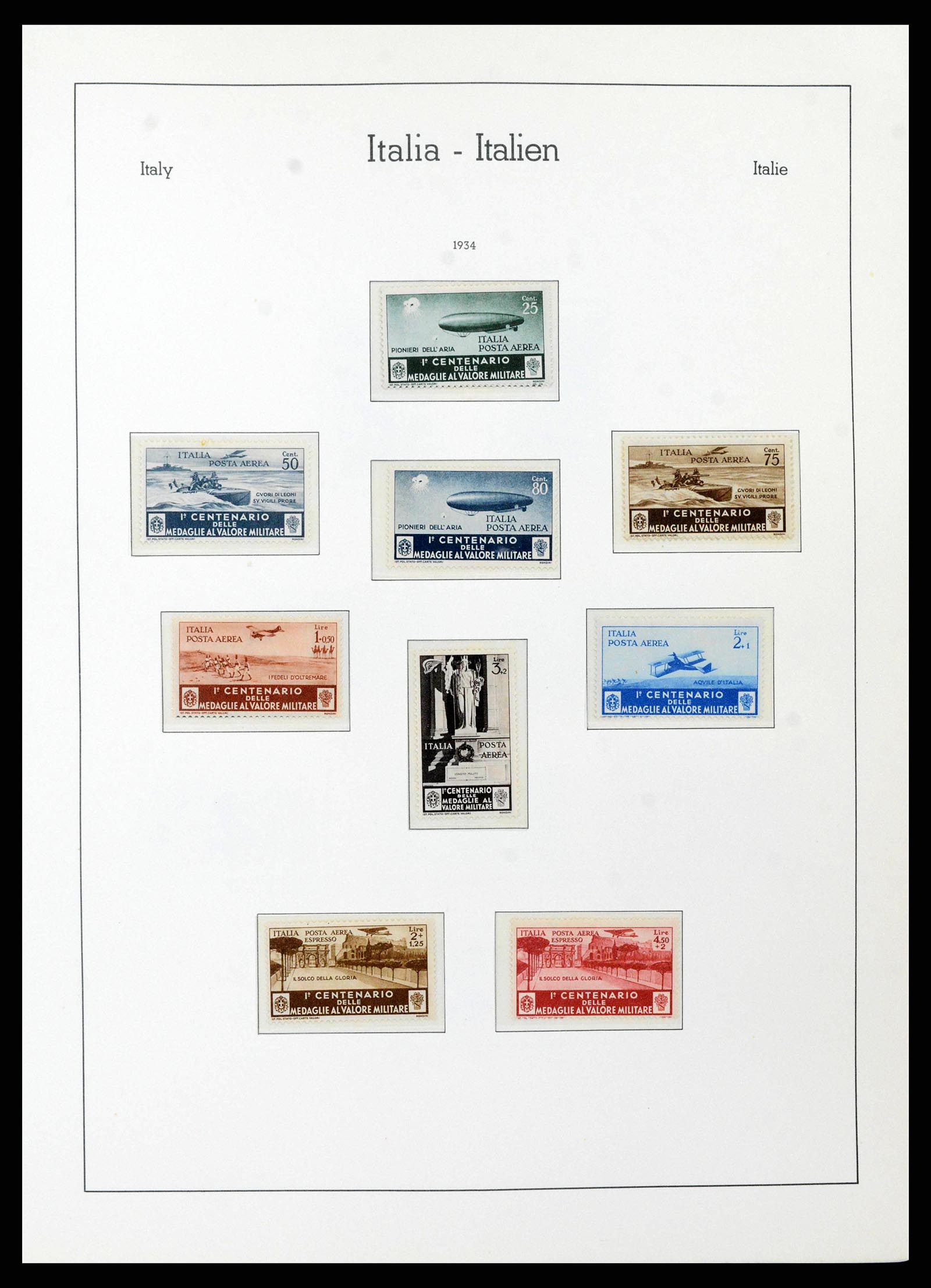 38493 0044 - Stamp collection 38493 Italy 1861-1970.