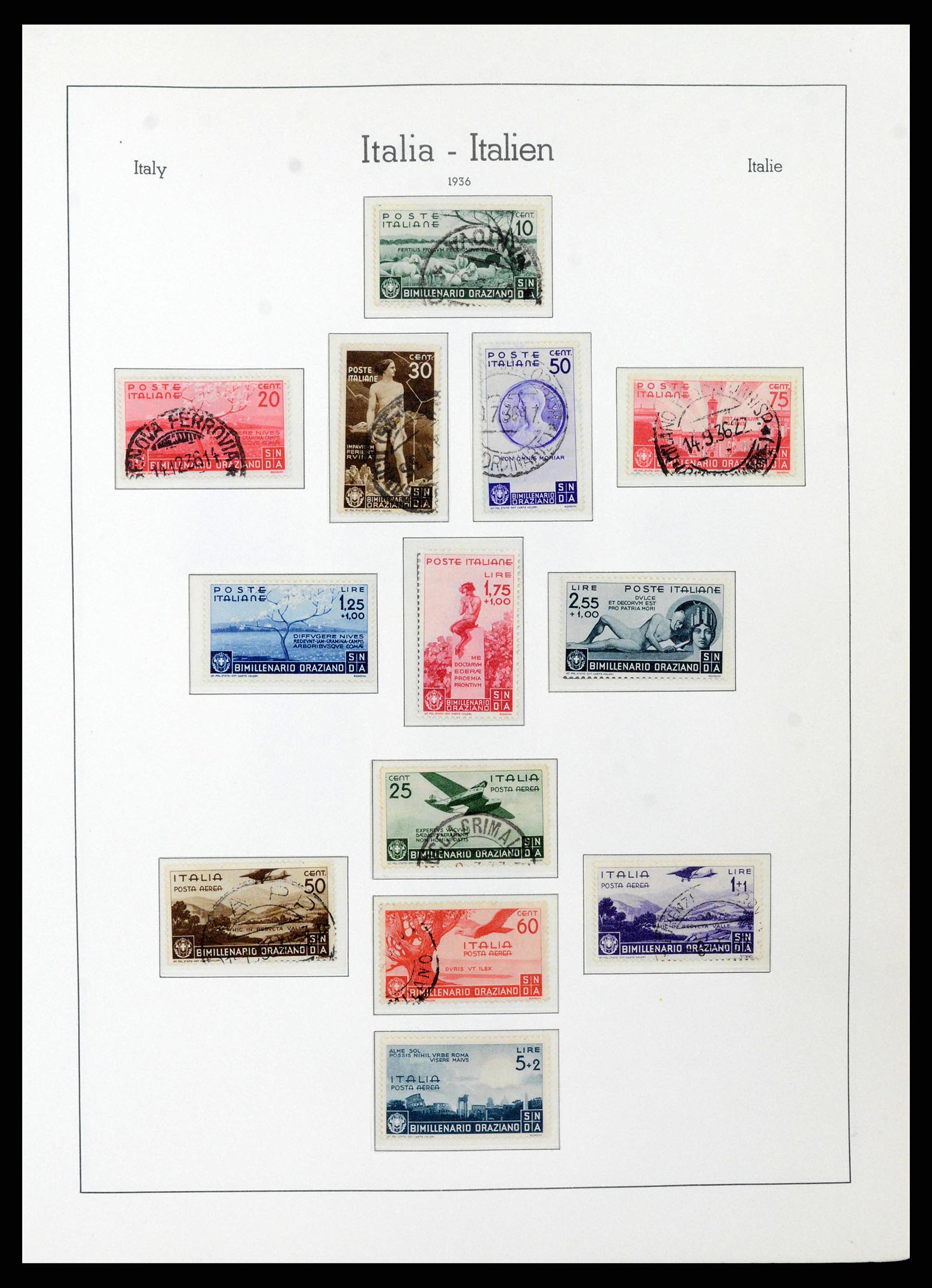 38493 0048 - Stamp collection 38493 Italy 1861-1970.