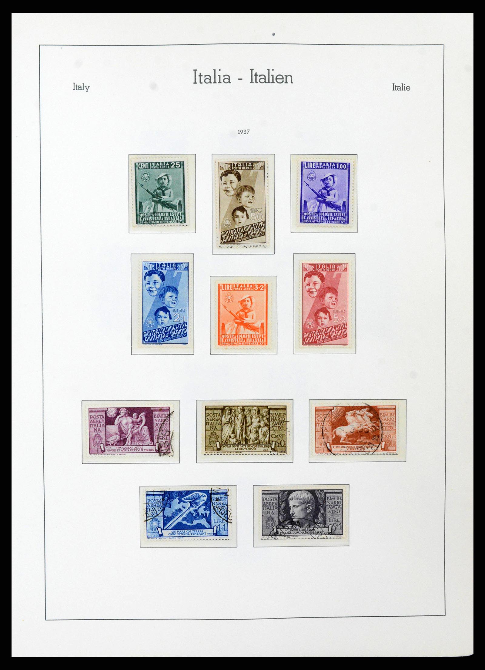 38493 0050 - Stamp collection 38493 Italy 1861-1970.
