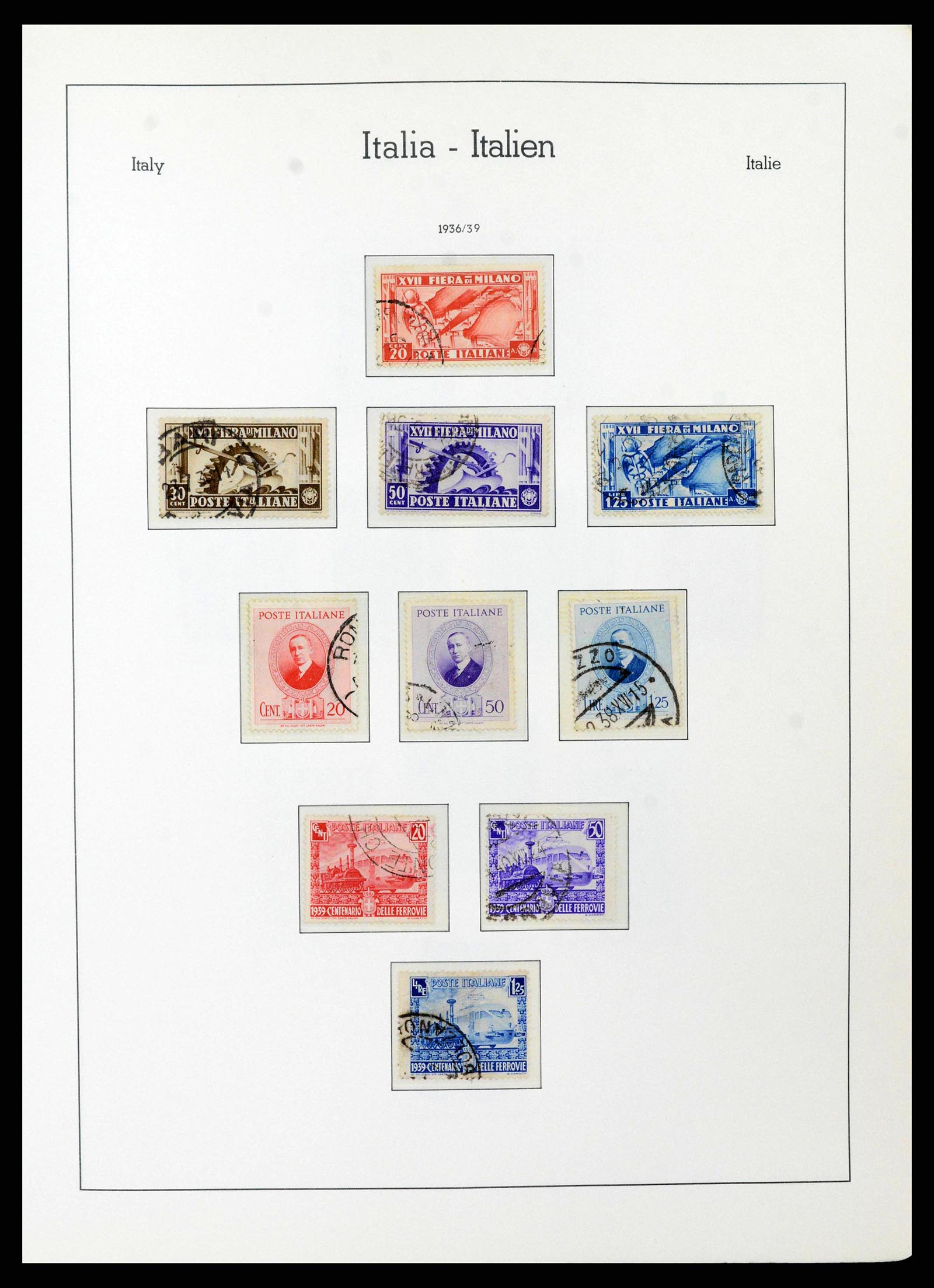 38493 0052 - Stamp collection 38493 Italy 1861-1970.