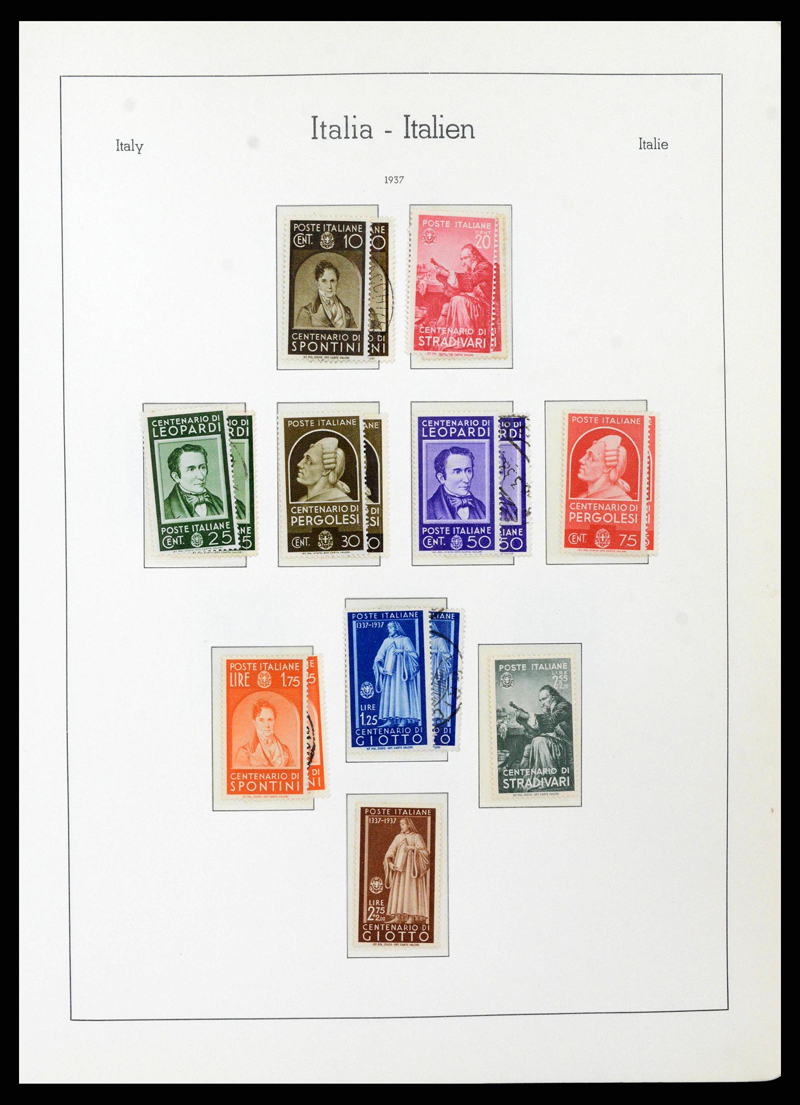38493 0053 - Stamp collection 38493 Italy 1861-1970.