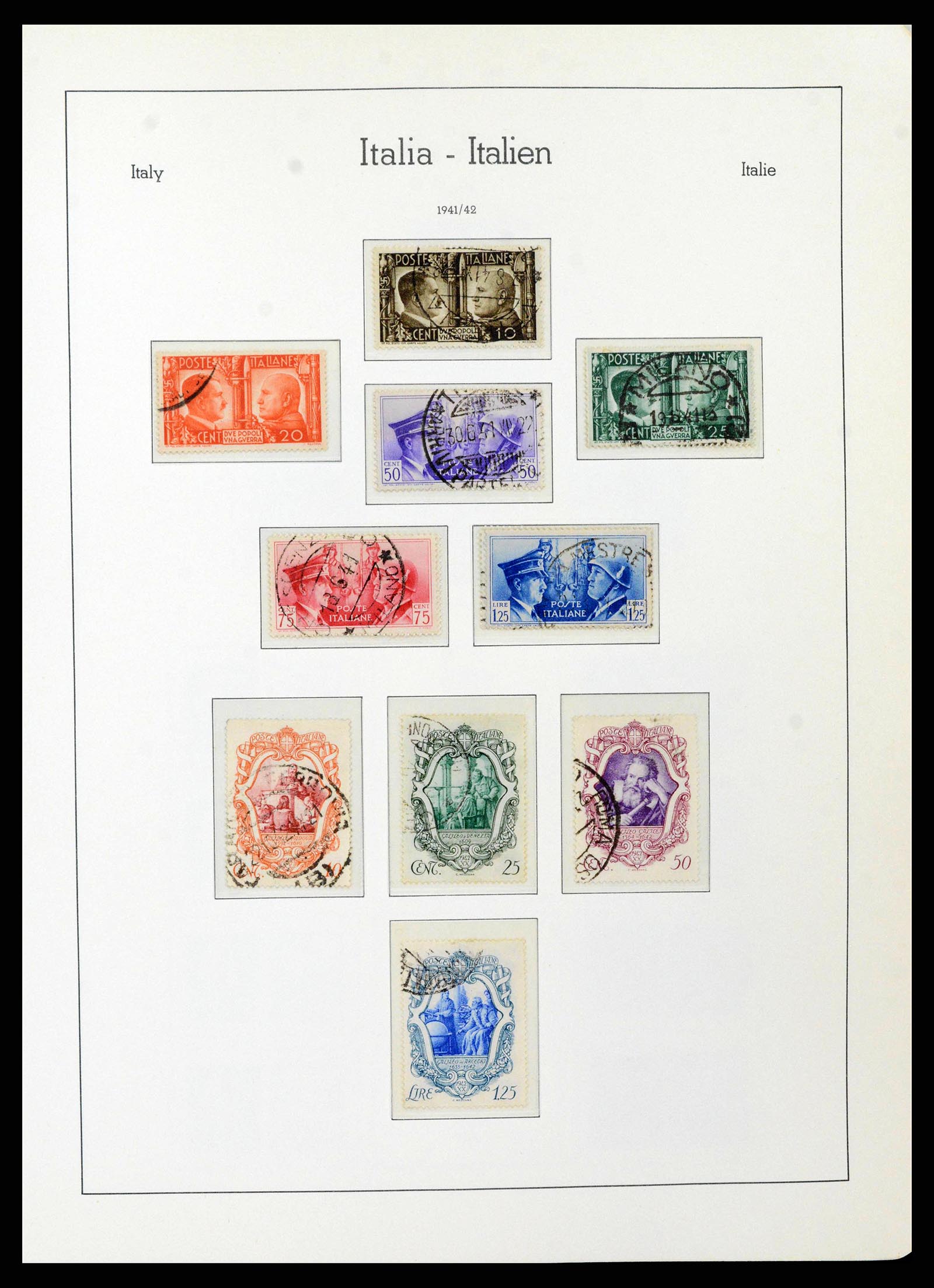 38493 0056 - Stamp collection 38493 Italy 1861-1970.