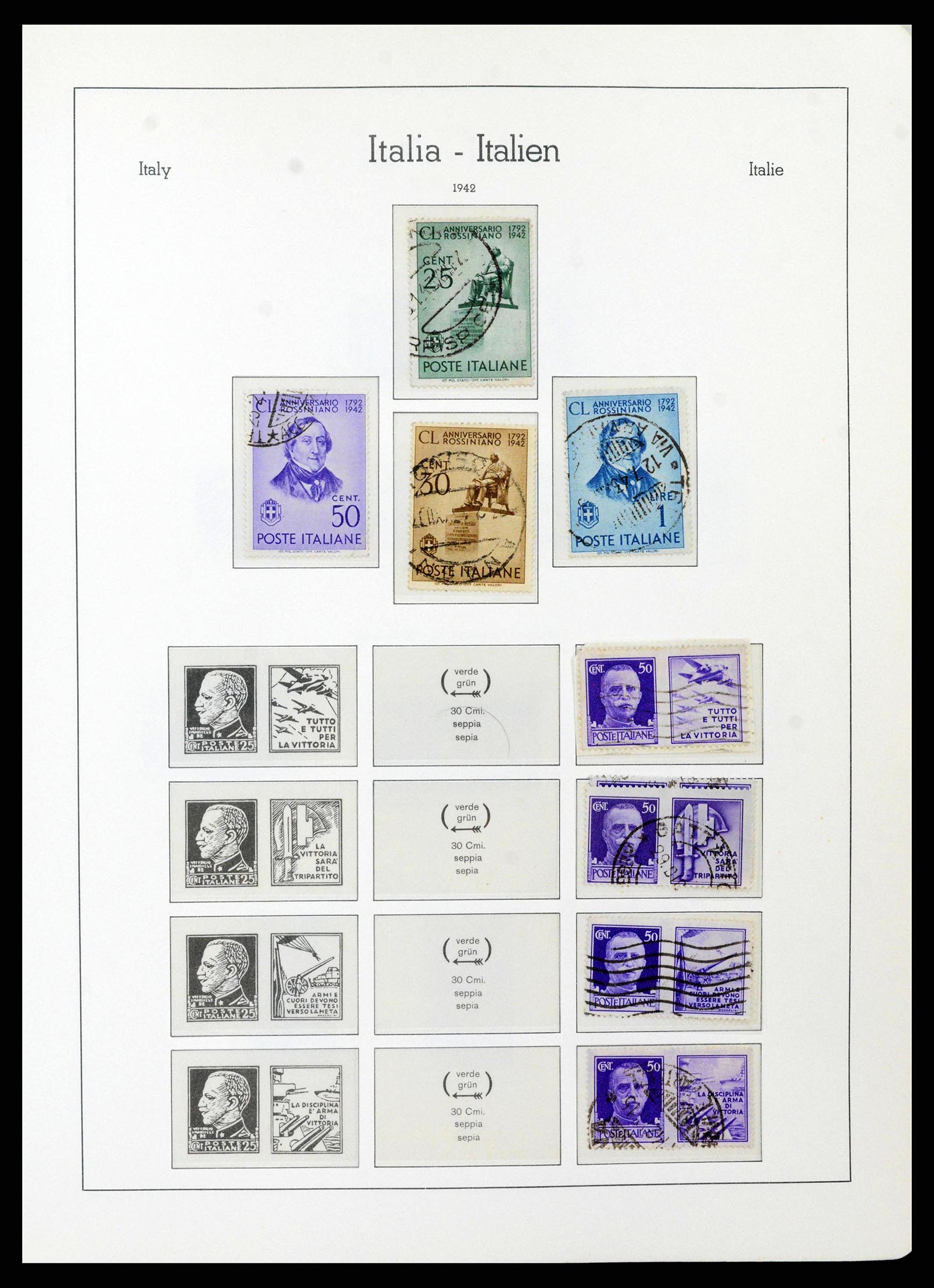 38493 0057 - Stamp collection 38493 Italy 1861-1970.