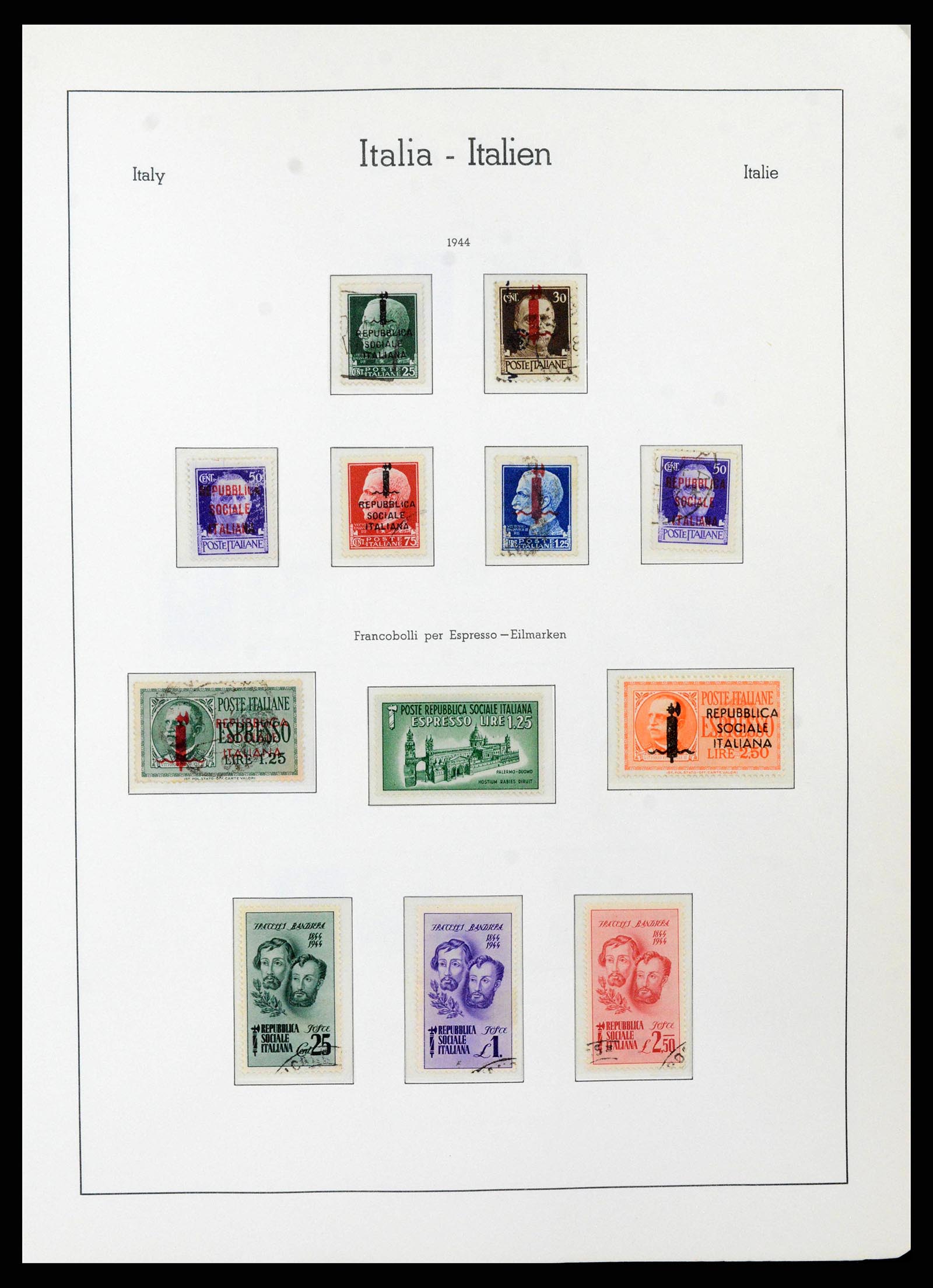 38493 0058 - Stamp collection 38493 Italy 1861-1970.