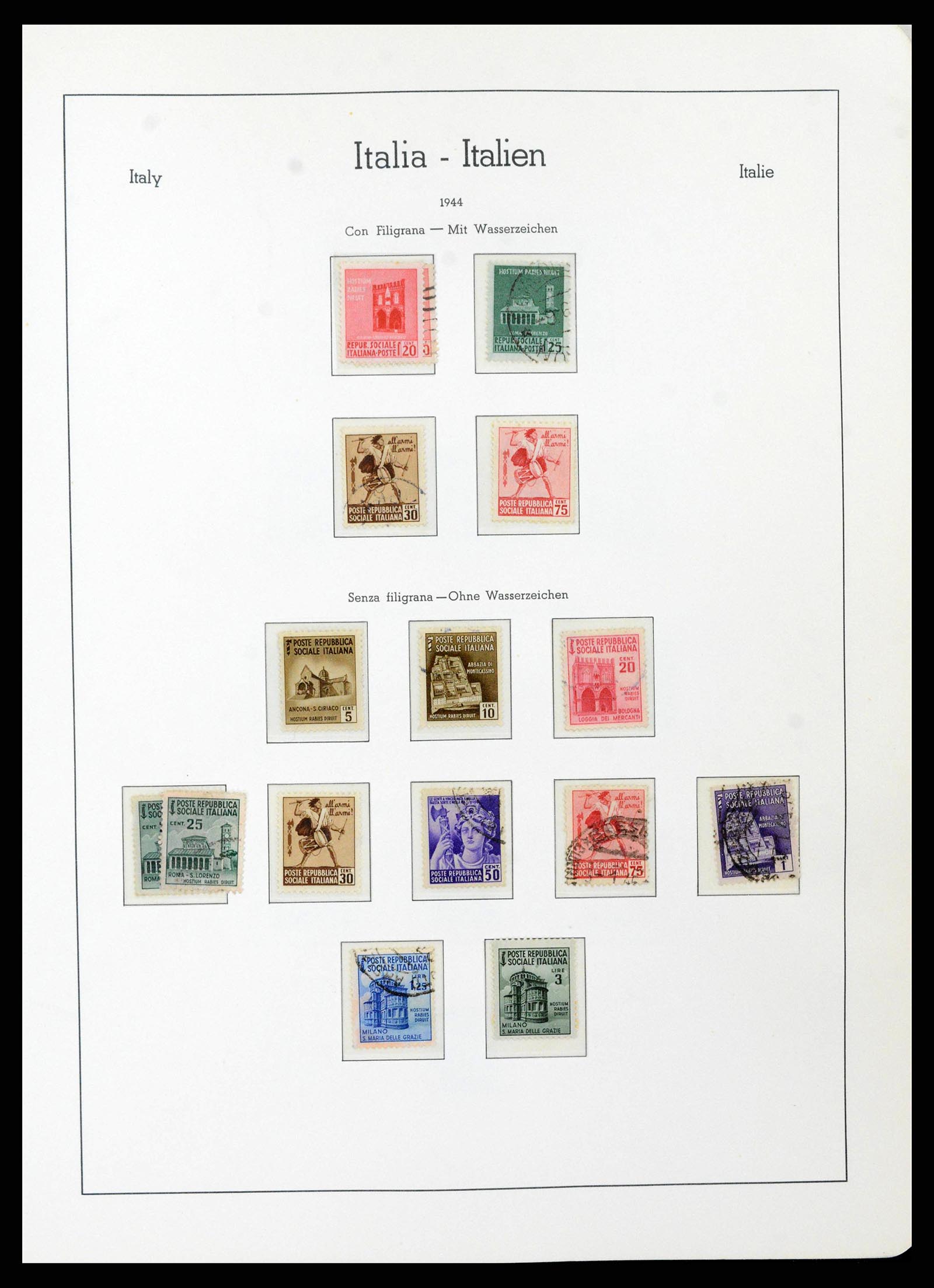 38493 0059 - Stamp collection 38493 Italy 1861-1970.