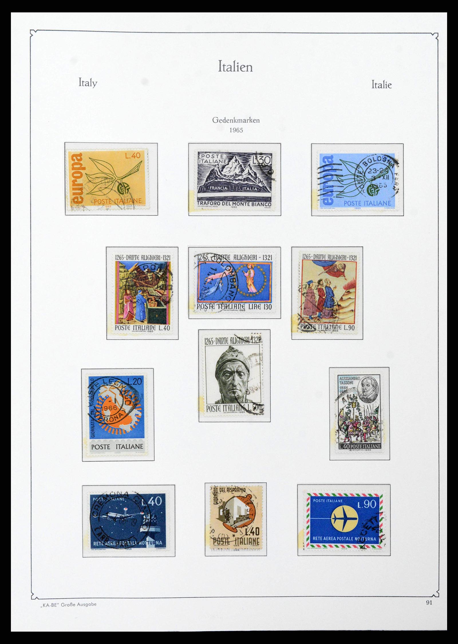 38493 0121 - Stamp collection 38493 Italy 1861-1970.