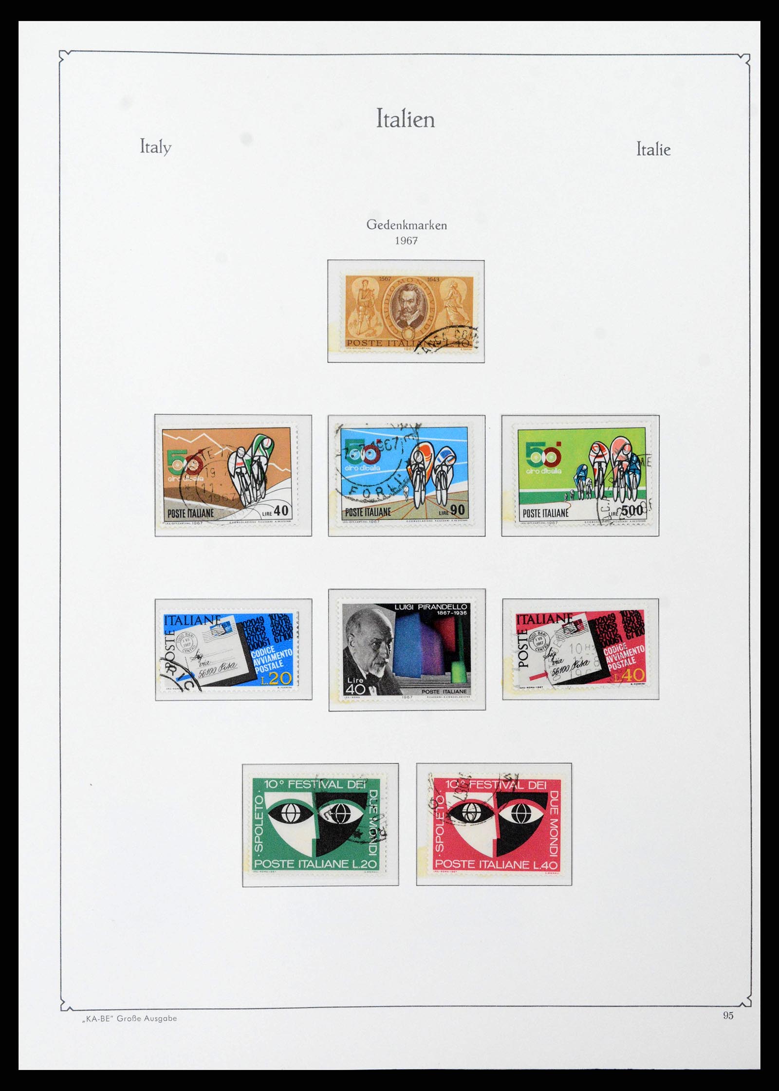 38493 0125 - Stamp collection 38493 Italy 1861-1970.