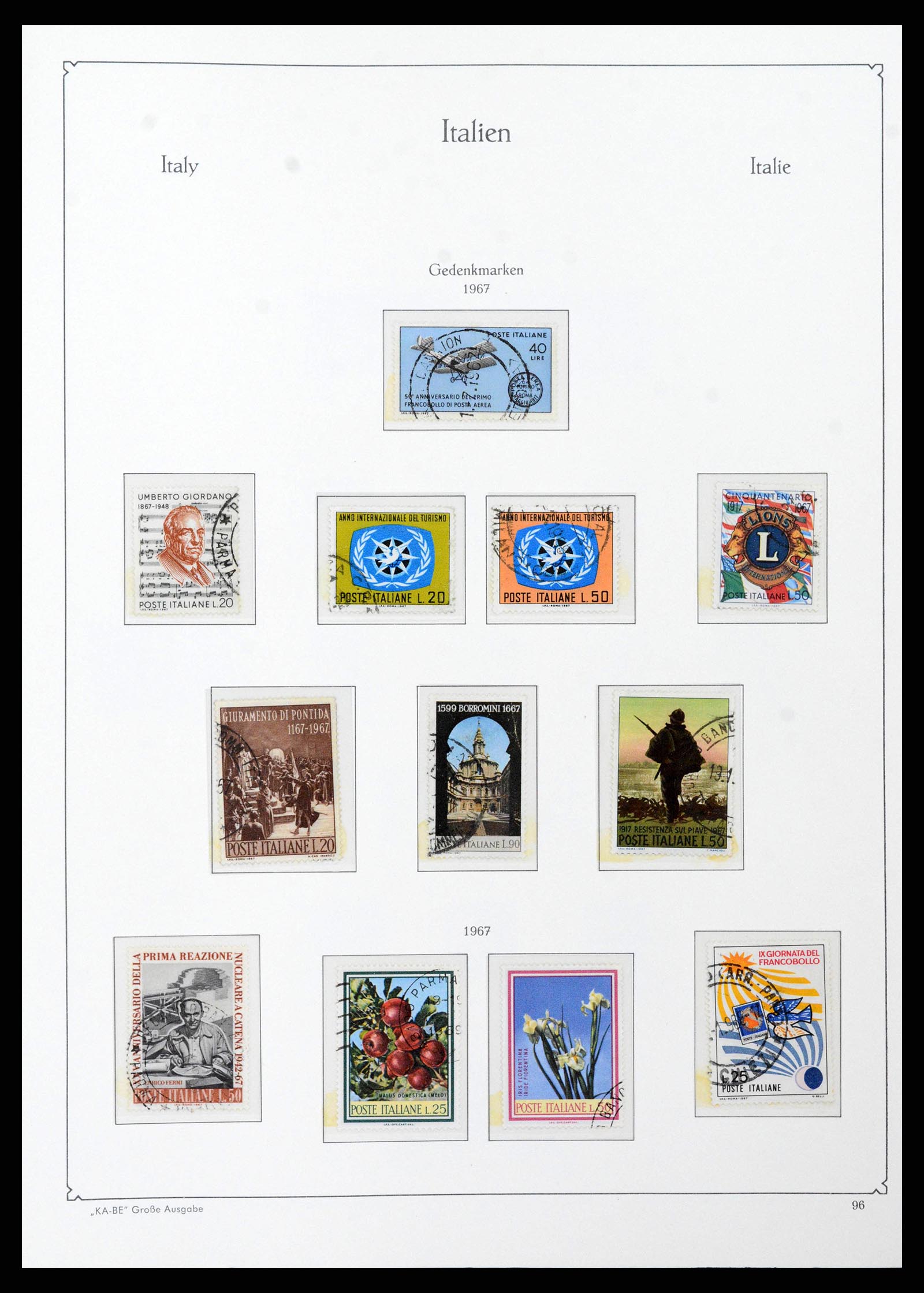 38493 0126 - Stamp collection 38493 Italy 1861-1970.