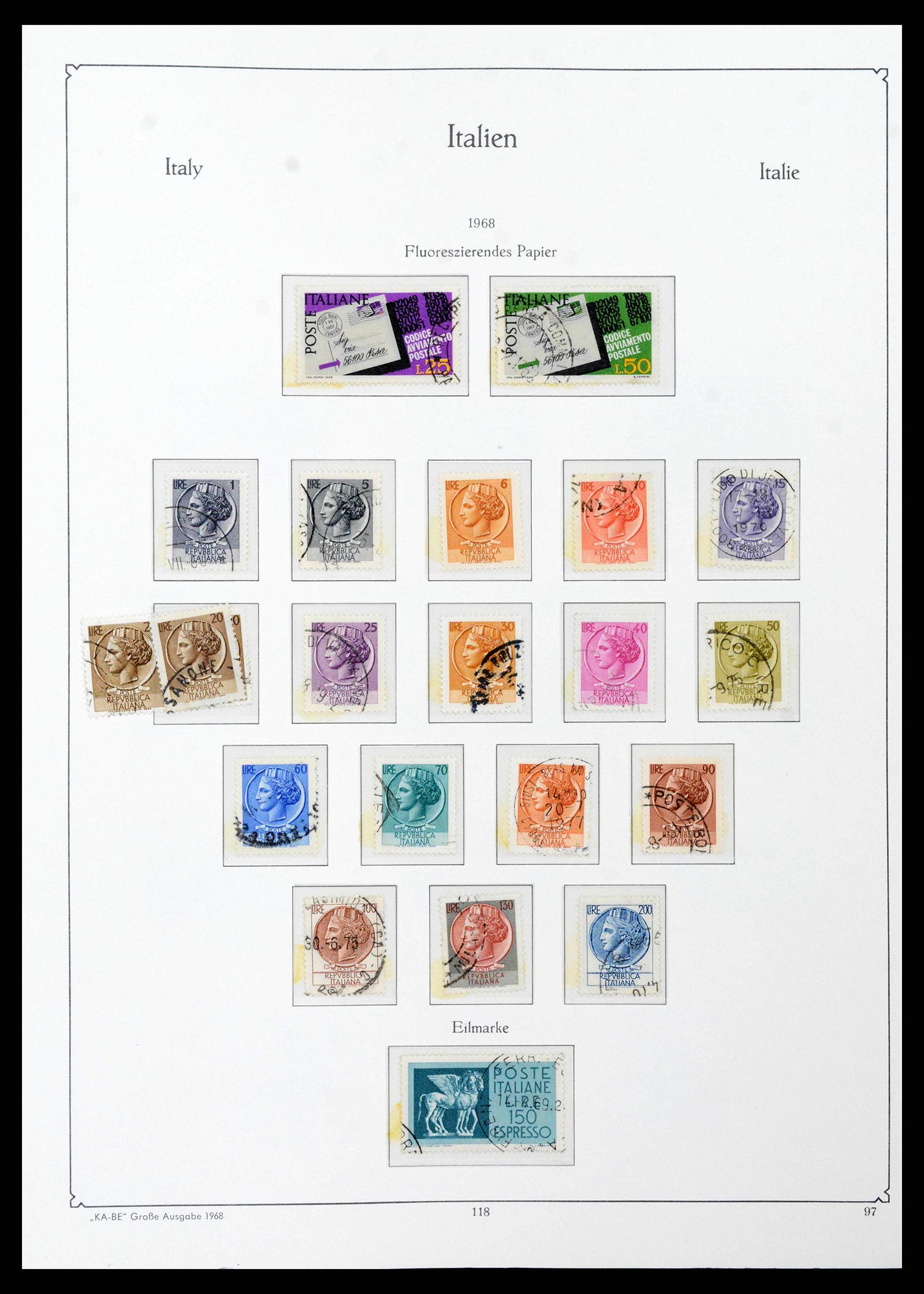 38493 0127 - Stamp collection 38493 Italy 1861-1970.