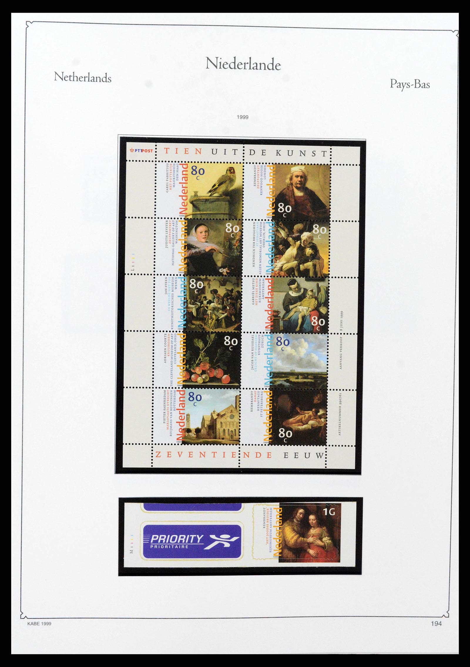38496 0010 - Stamp collection 38496 Netherlands 1998-2022!