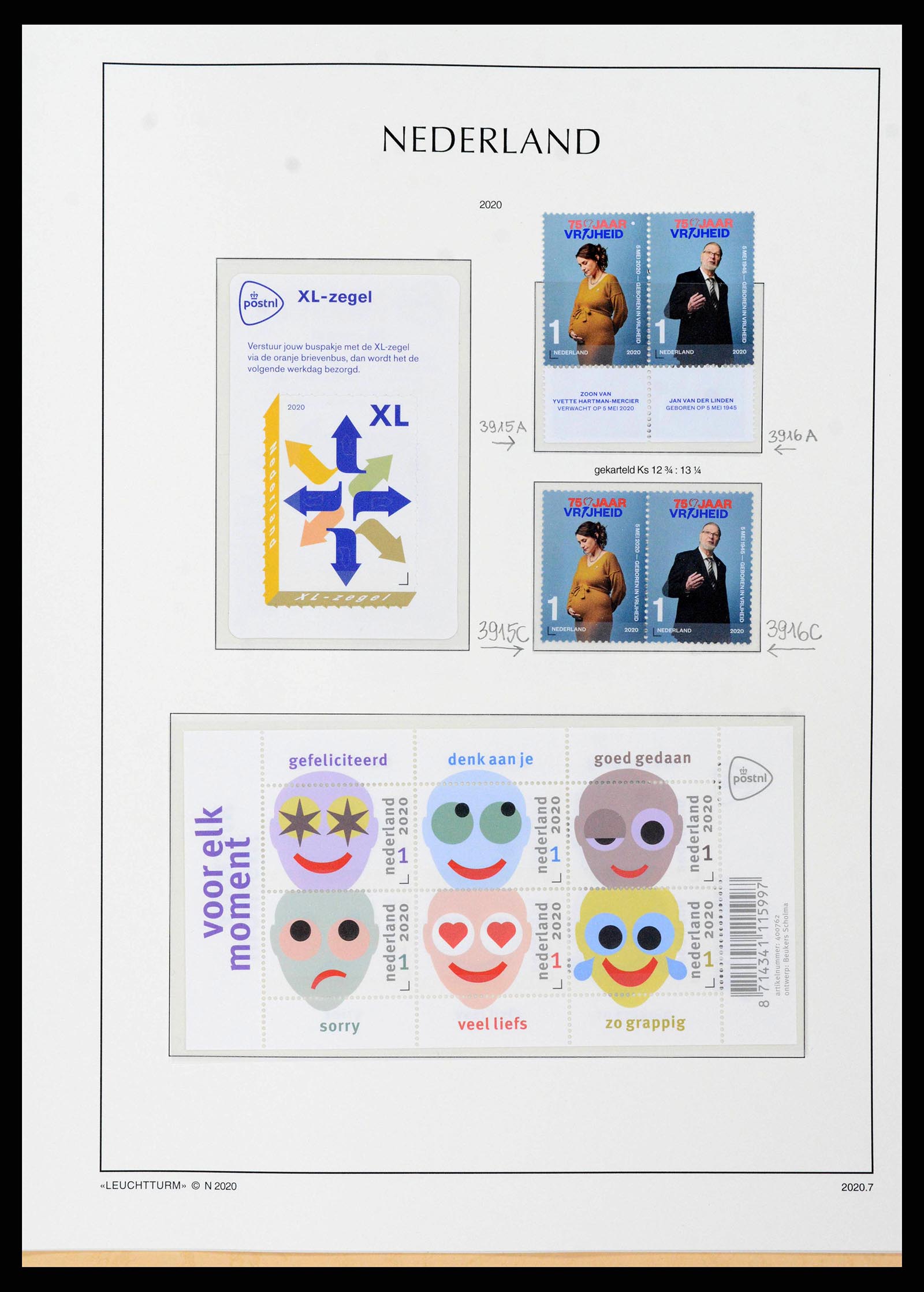 38496 0245 - Postzegelverzameling 38496 Nederland 1998-2022!