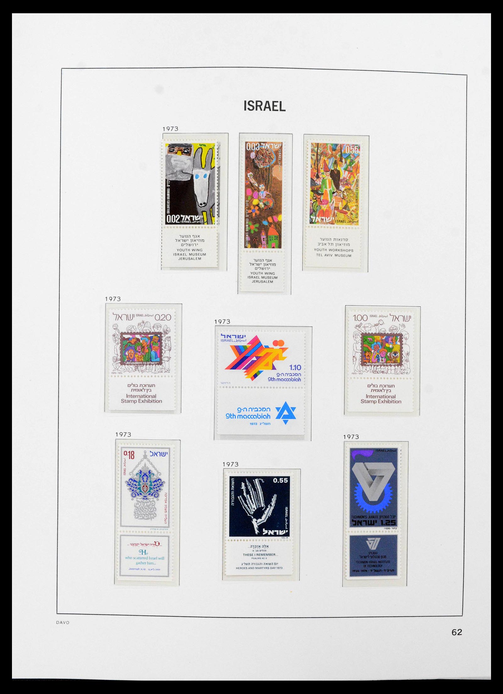 38499 0090 - Stamp collection 38499 Israel complete 1948-2010.