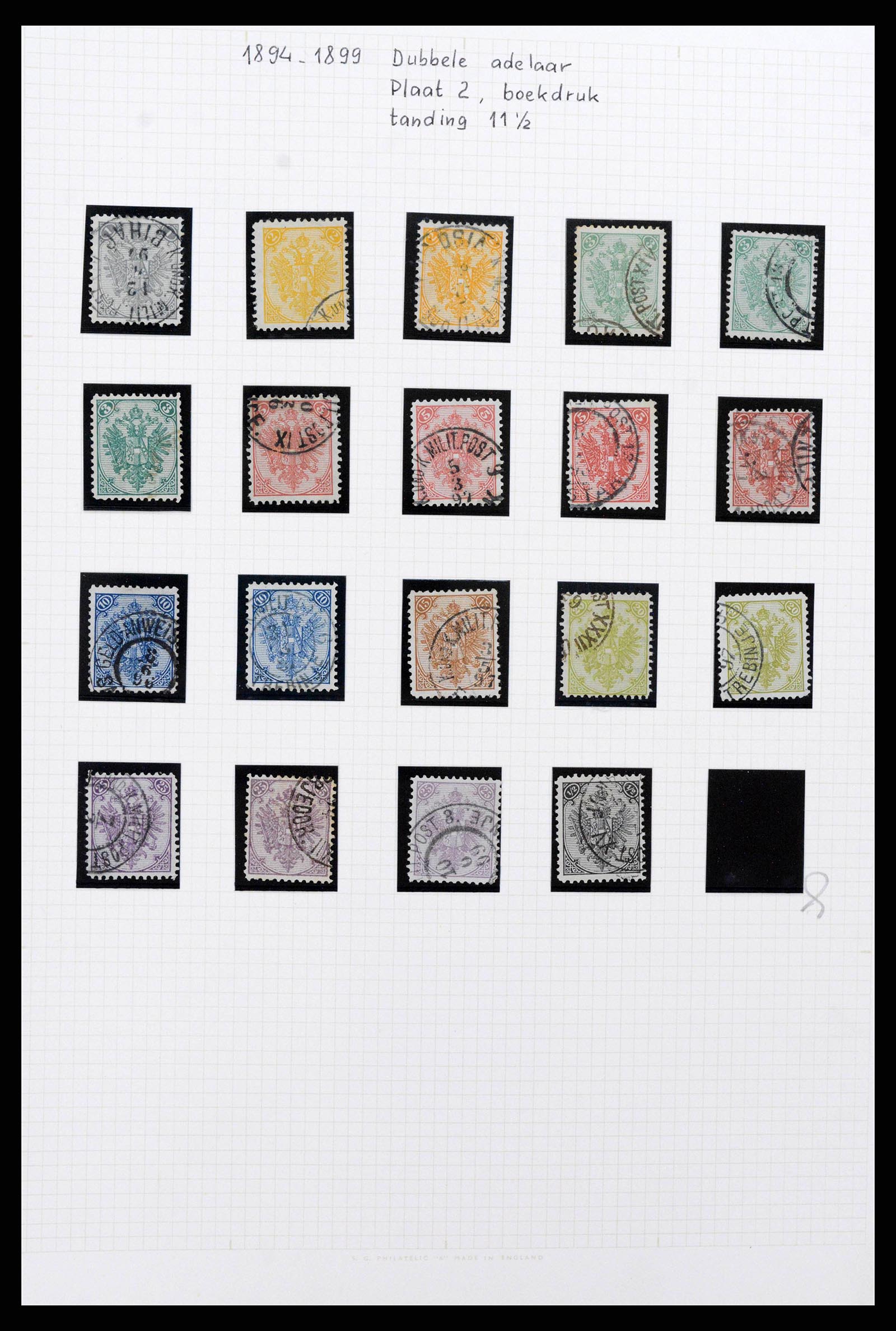 38500 0004 - Postzegelverzameling 38500 Bosnië speciaalverzameling 1879-1919.