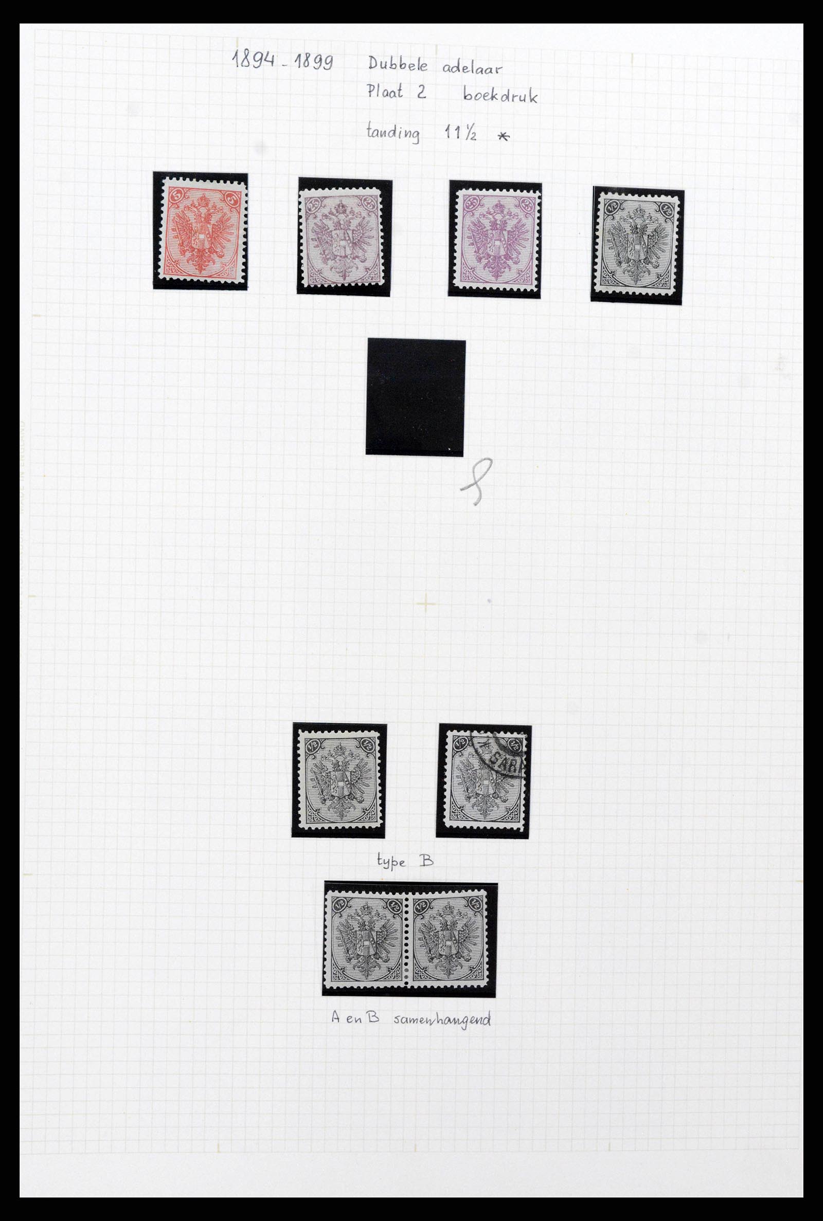 38500 0005 - Postzegelverzameling 38500 Bosnië speciaalverzameling 1879-1919.