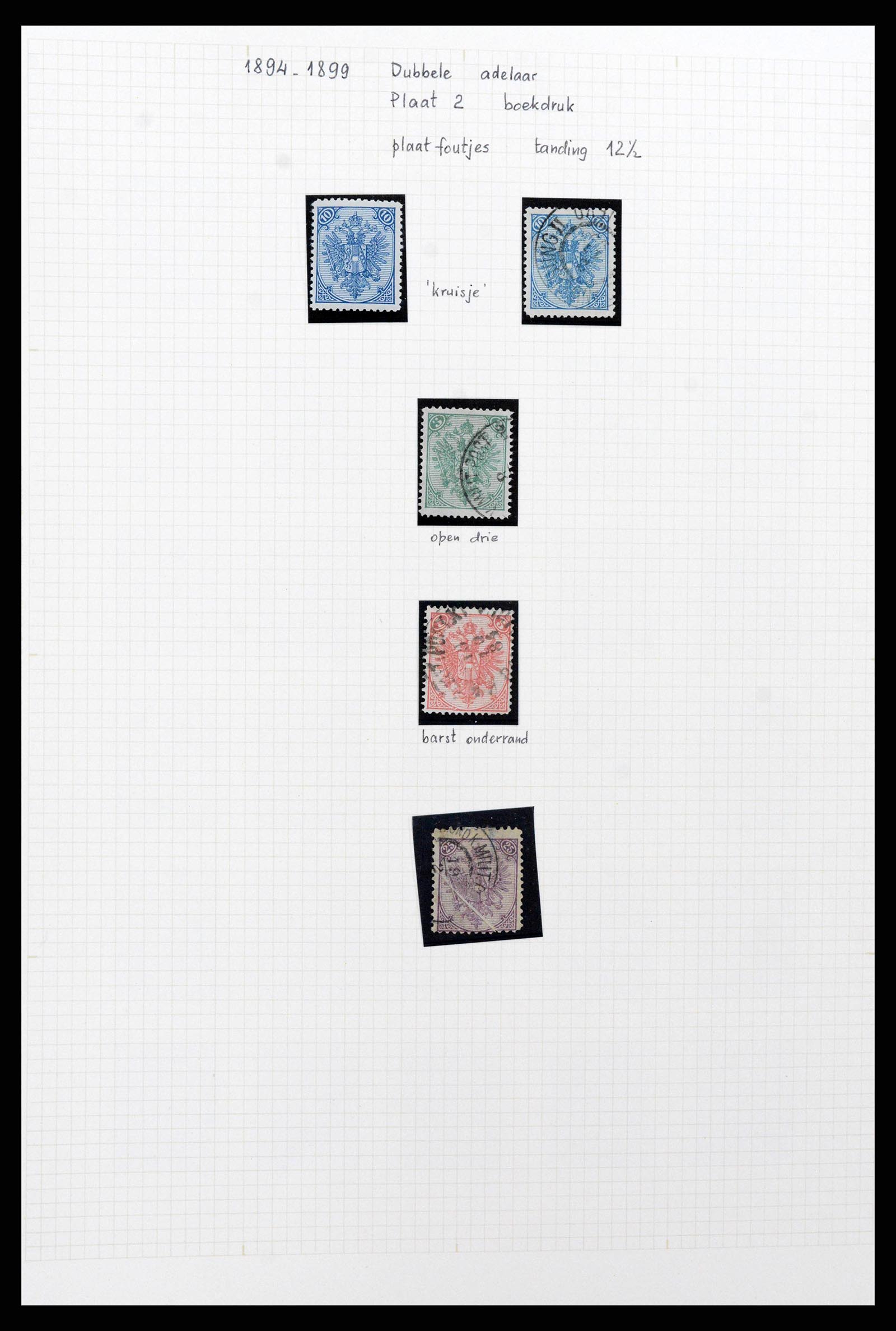 38500 0009 - Postzegelverzameling 38500 Bosnië speciaalverzameling 1879-1919.