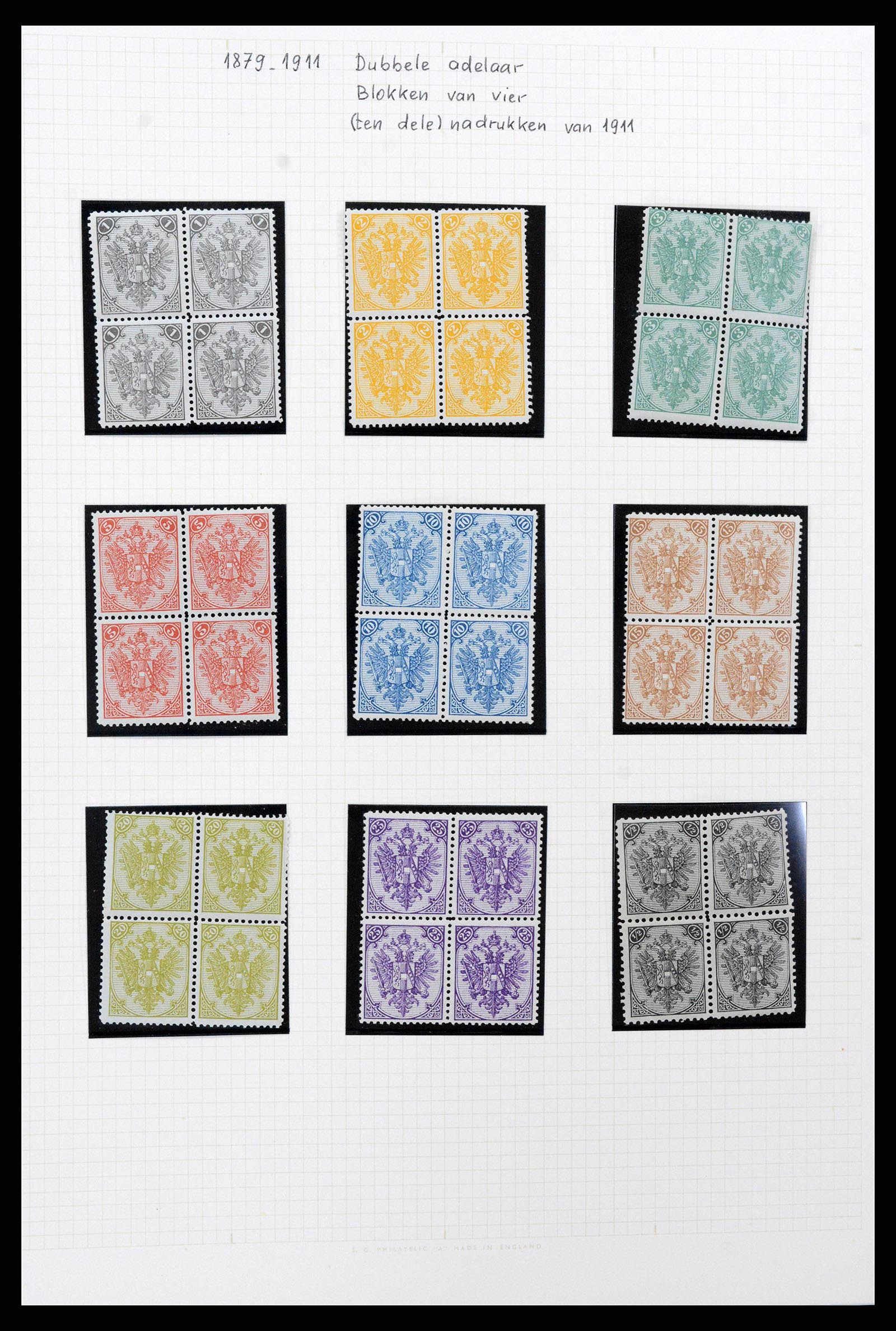 38500 0017 - Postzegelverzameling 38500 Bosnië speciaalverzameling 1879-1919.