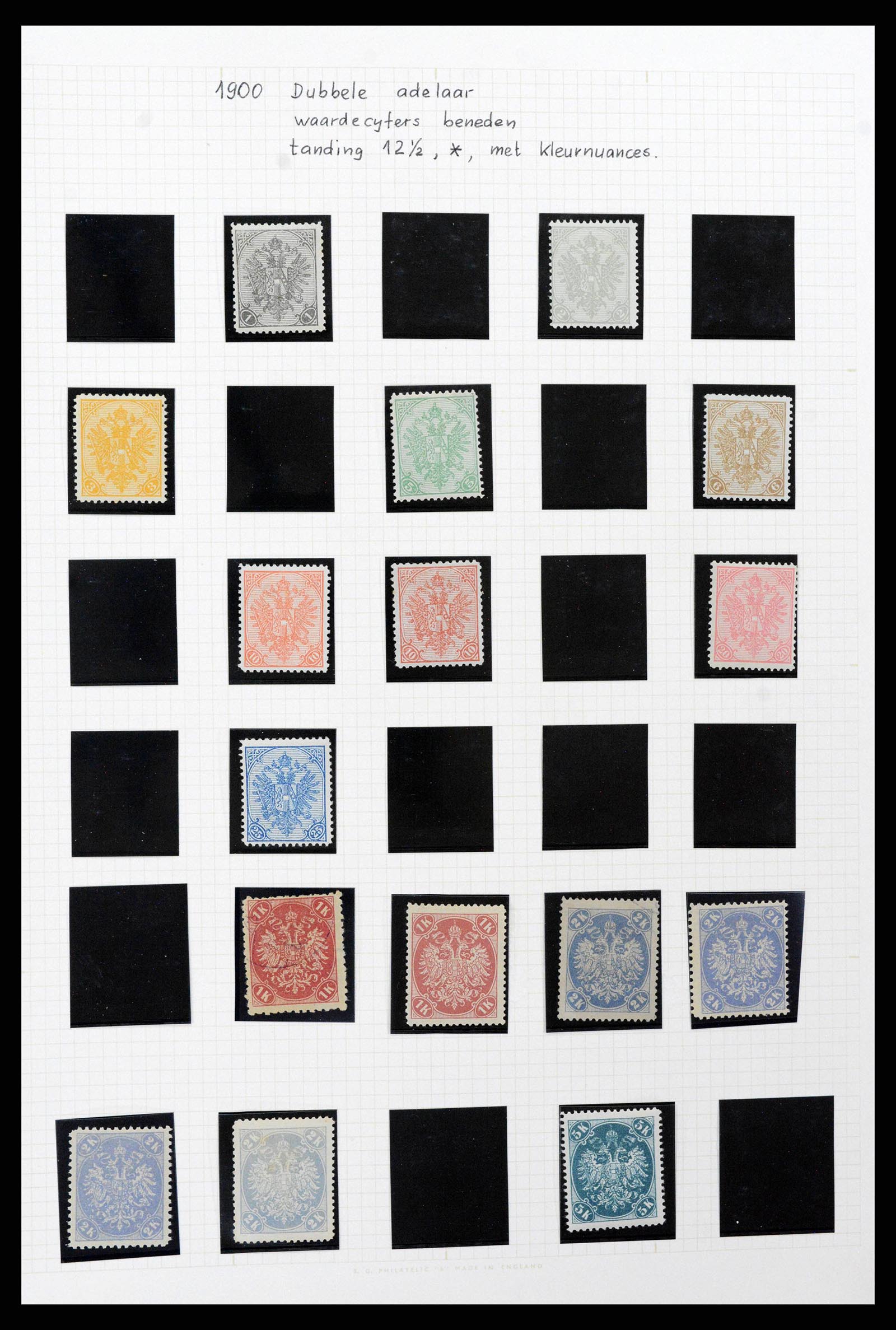 38500 0023 - Postzegelverzameling 38500 Bosnië speciaalverzameling 1879-1919.