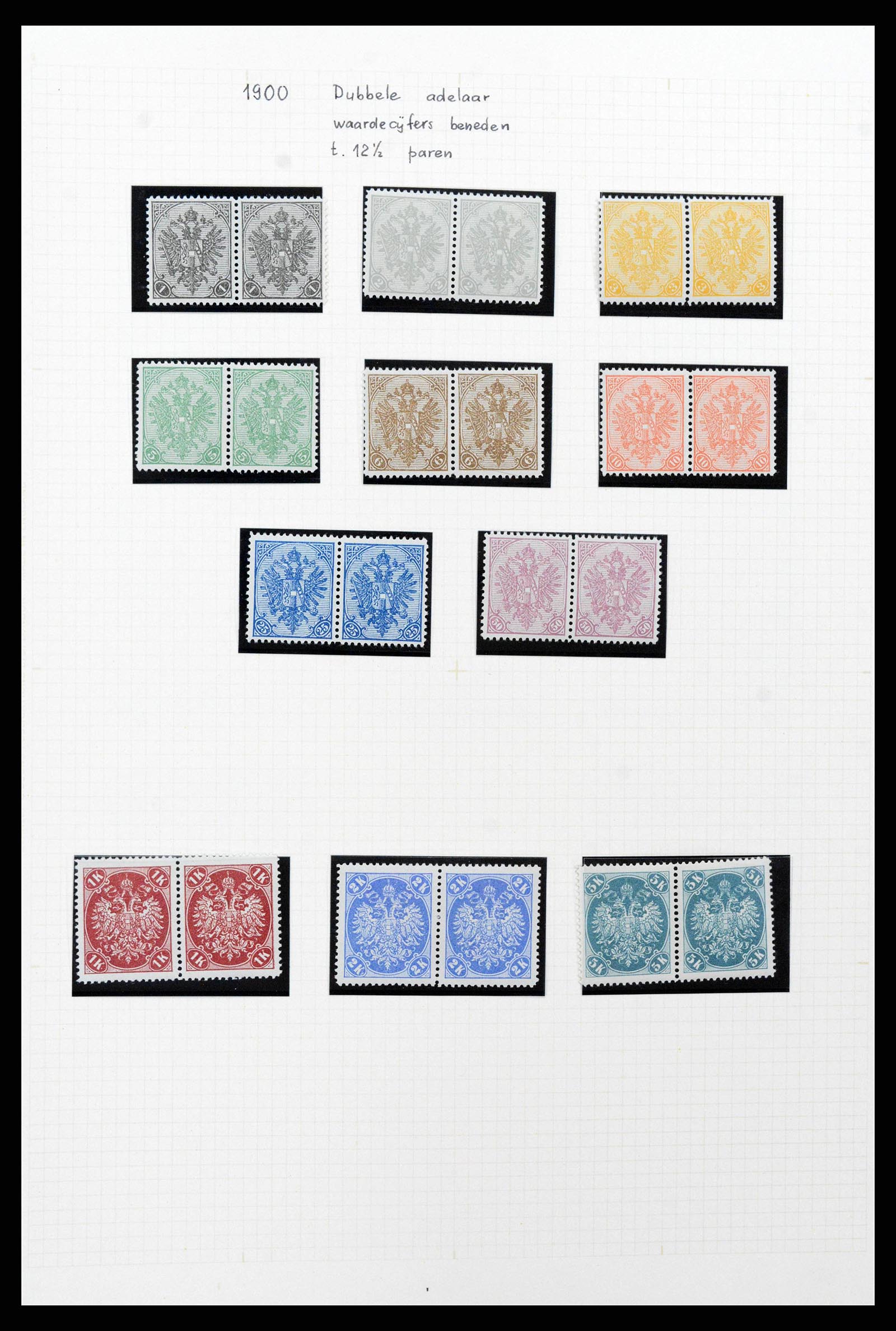 38500 0026 - Postzegelverzameling 38500 Bosnië speciaalverzameling 1879-1919.