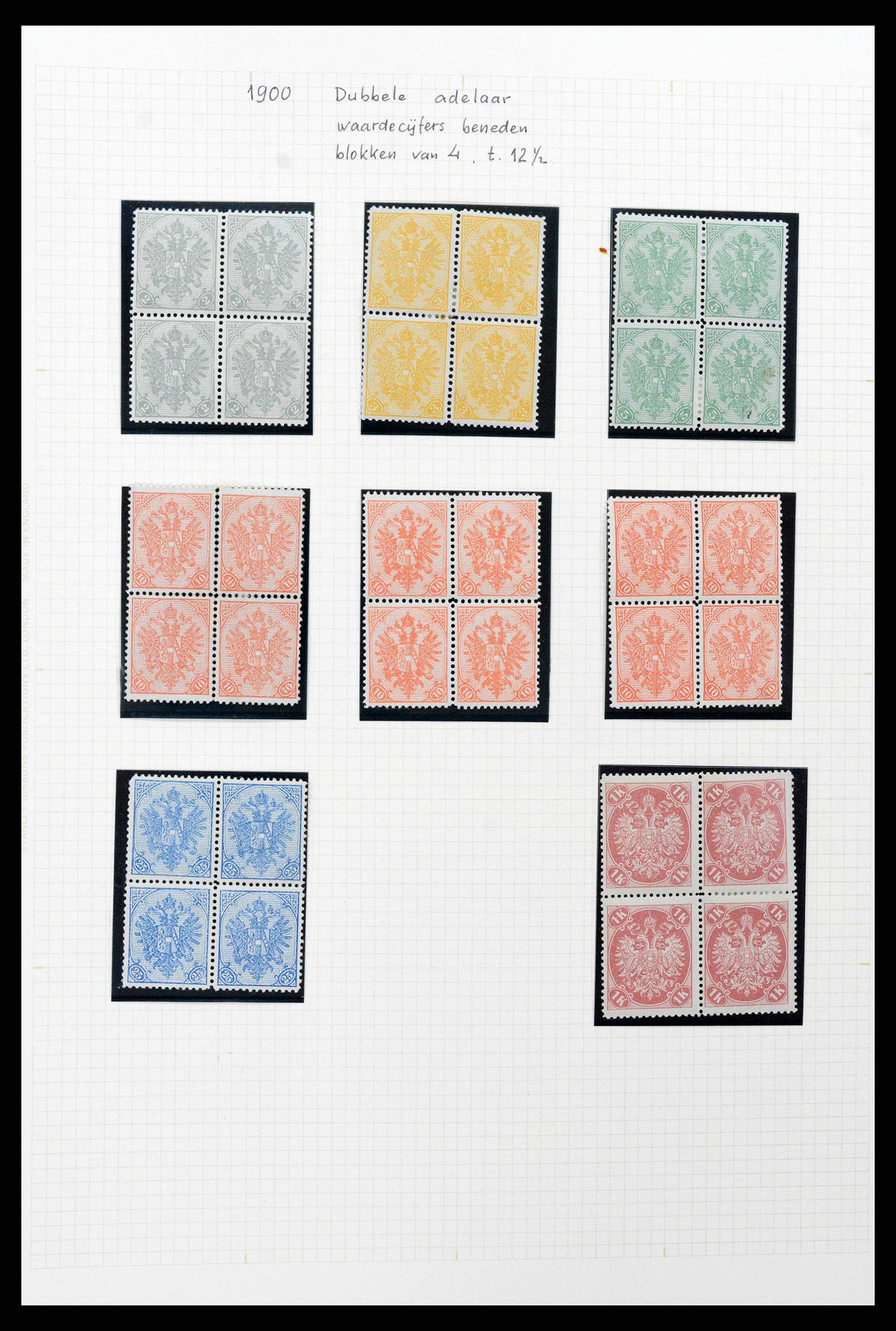 38500 0027 - Postzegelverzameling 38500 Bosnië speciaalverzameling 1879-1919.