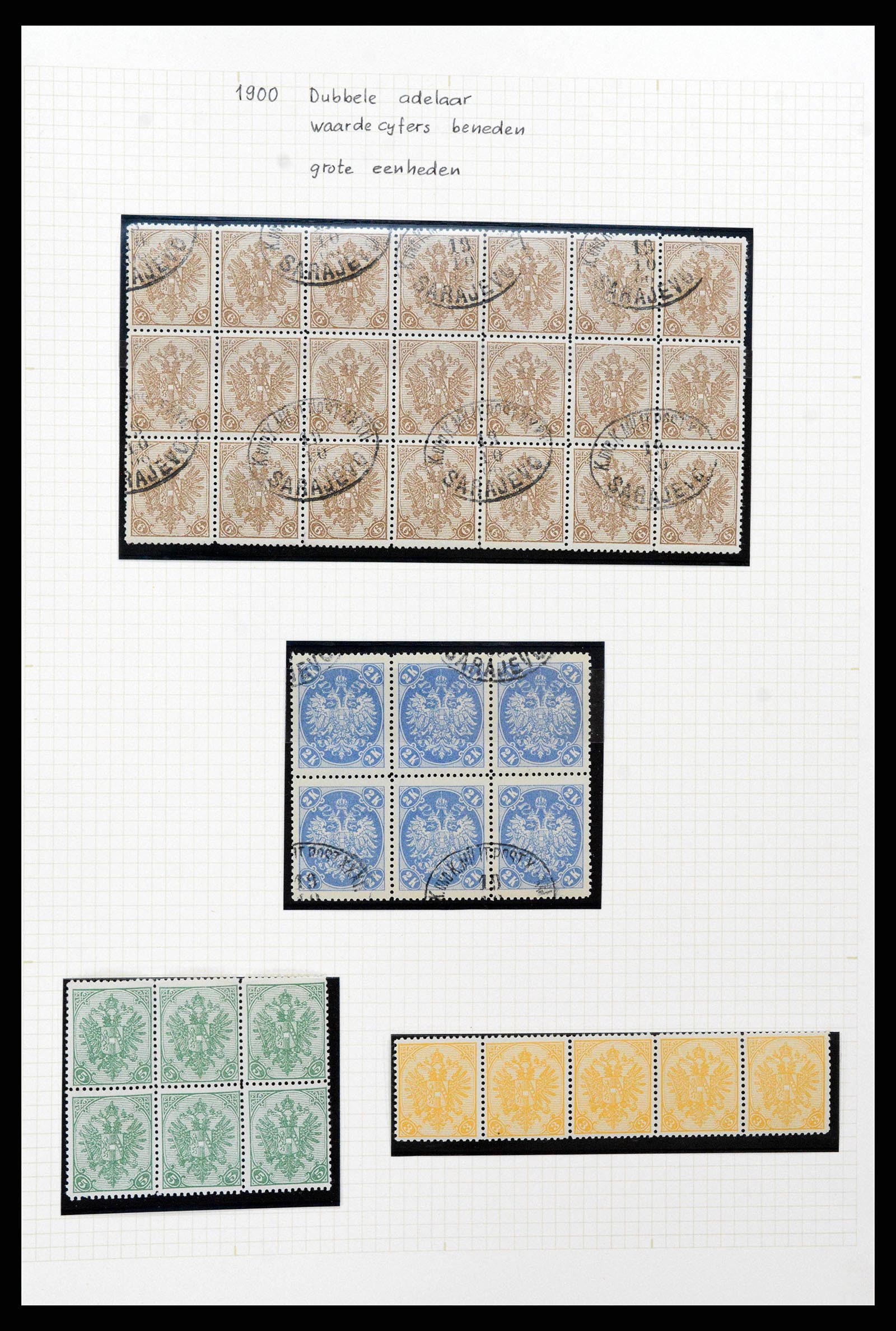 38500 0033 - Postzegelverzameling 38500 Bosnië speciaalverzameling 1879-1919.