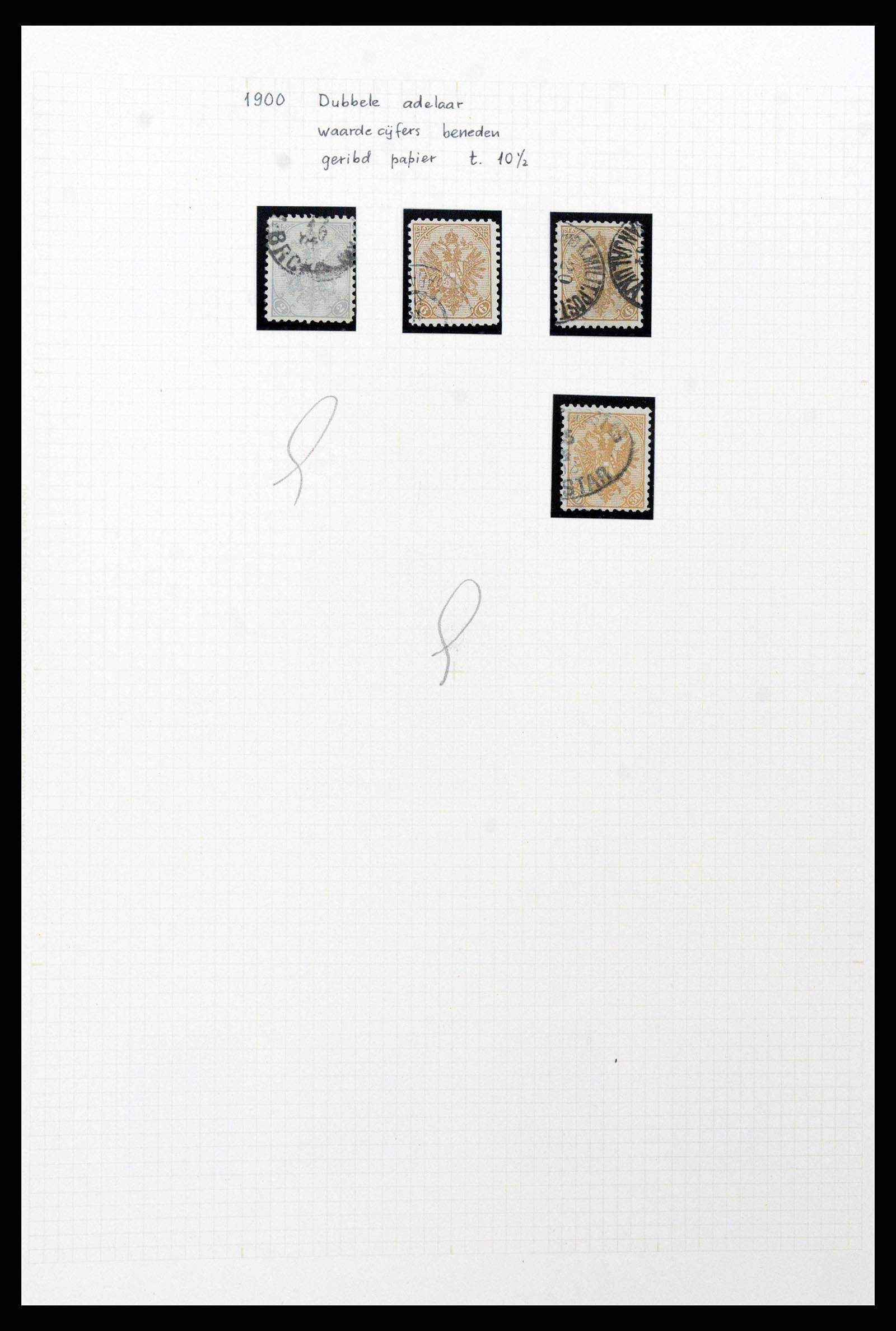 38500 0035 - Postzegelverzameling 38500 Bosnië speciaalverzameling 1879-1919.