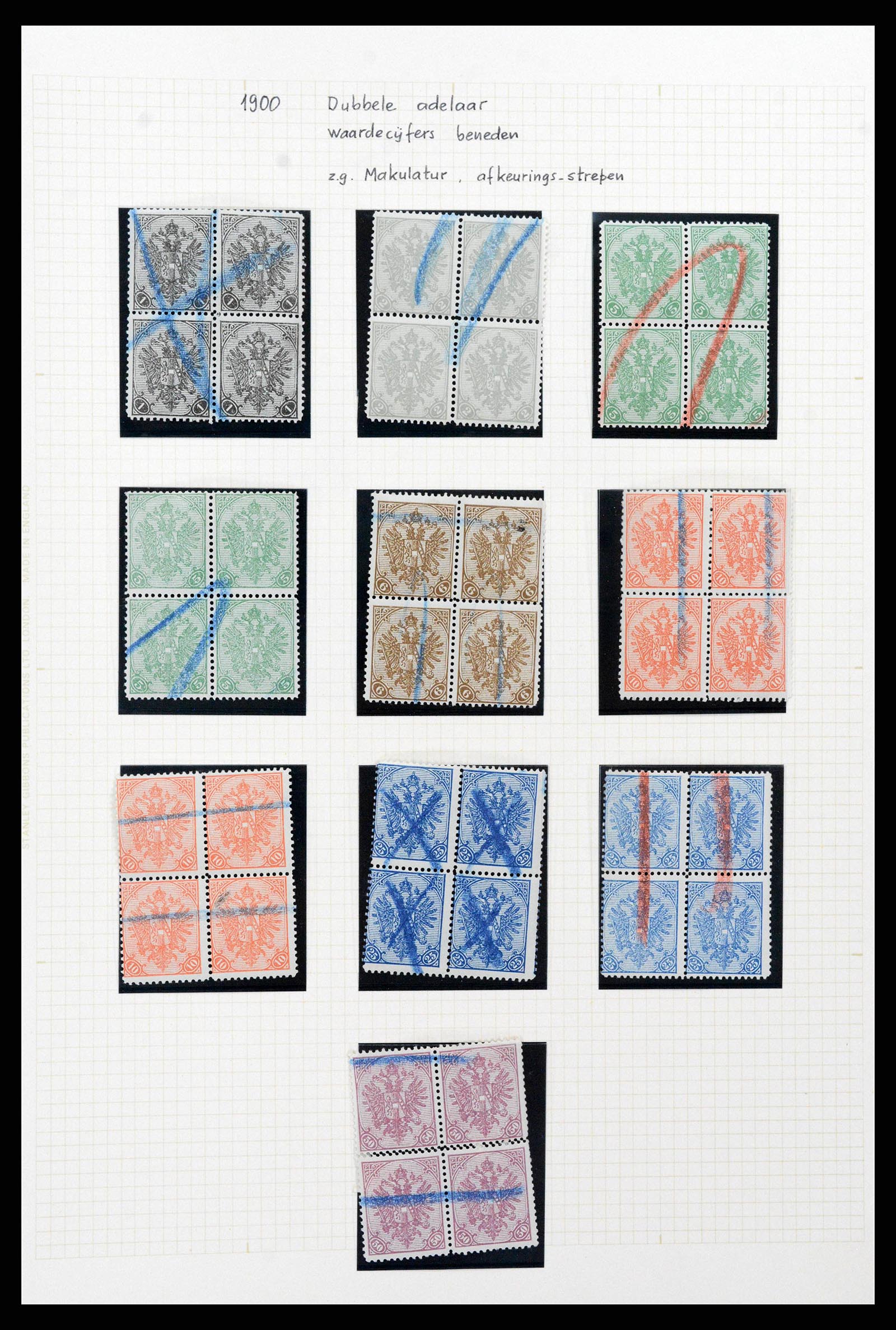 38500 0043 - Postzegelverzameling 38500 Bosnië speciaalverzameling 1879-1919.