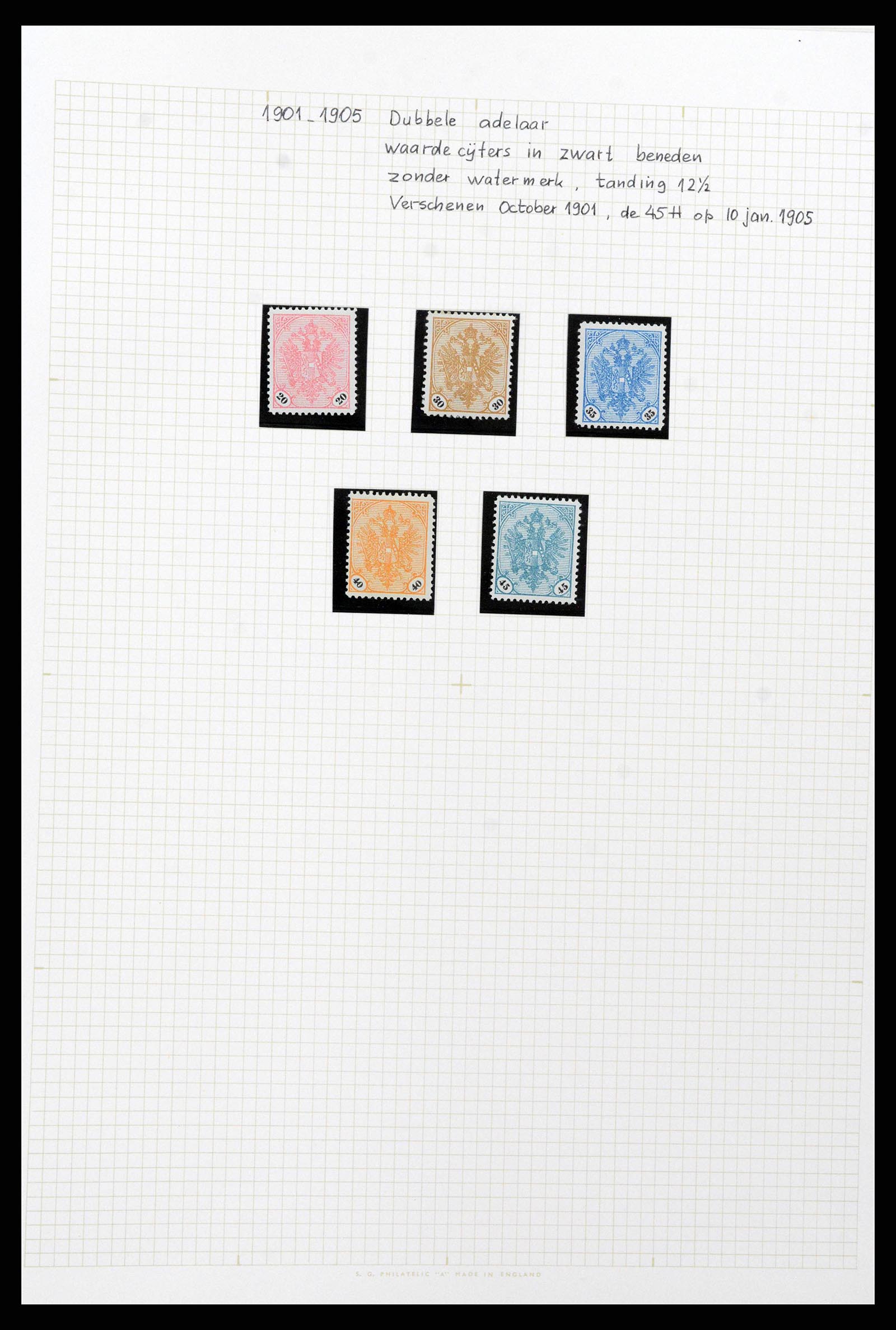 38500 0047 - Postzegelverzameling 38500 Bosnië speciaalverzameling 1879-1919.