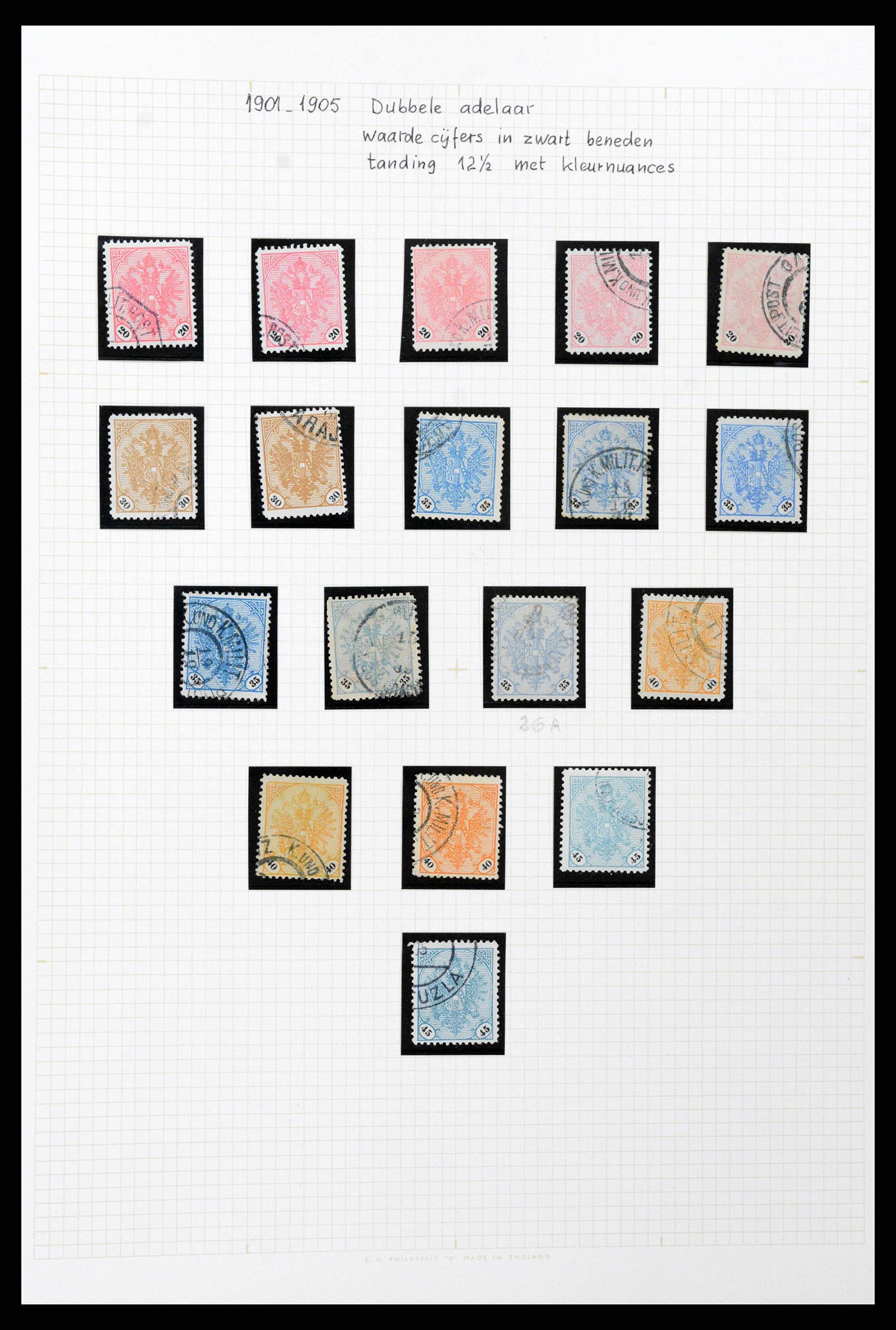 38500 0049 - Postzegelverzameling 38500 Bosnië speciaalverzameling 1879-1919.