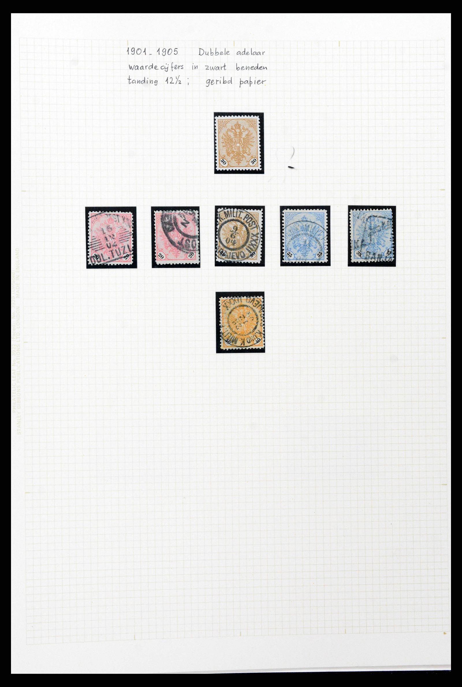38500 0054 - Postzegelverzameling 38500 Bosnië speciaalverzameling 1879-1919.