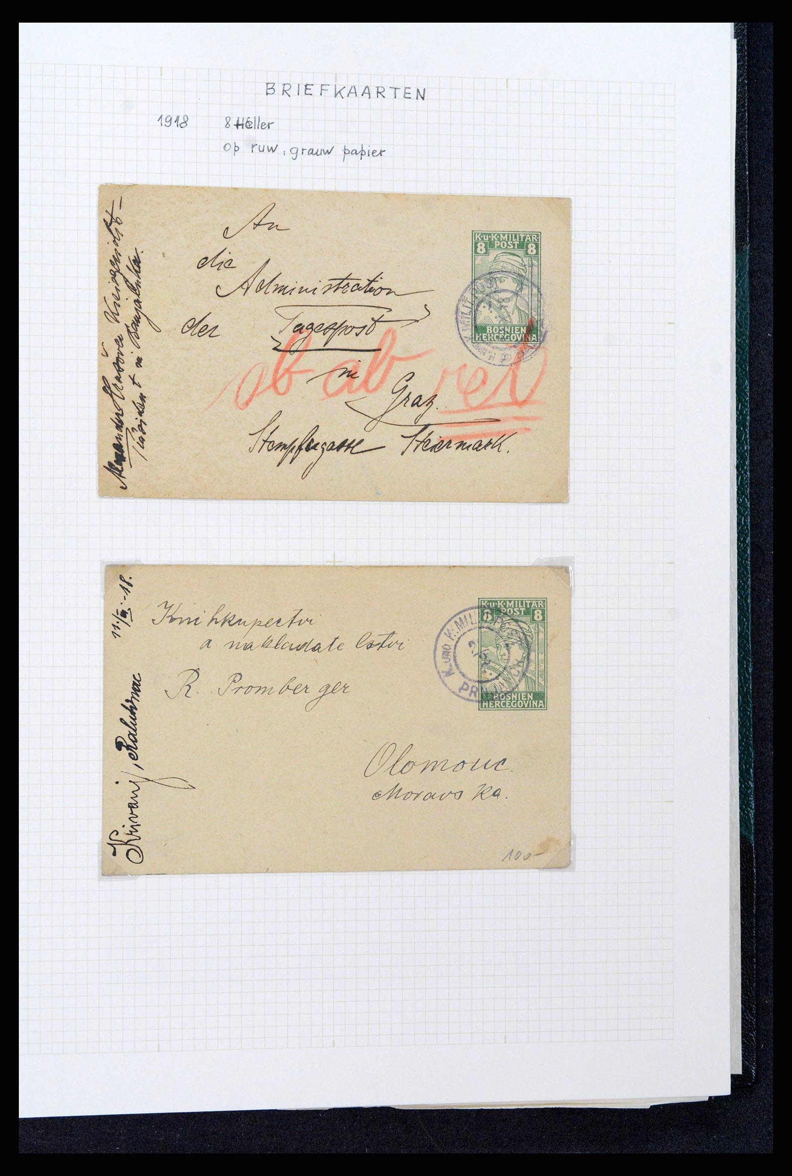 38500 0261 - Postzegelverzameling 38500 Bosnië speciaalverzameling 1879-1919.