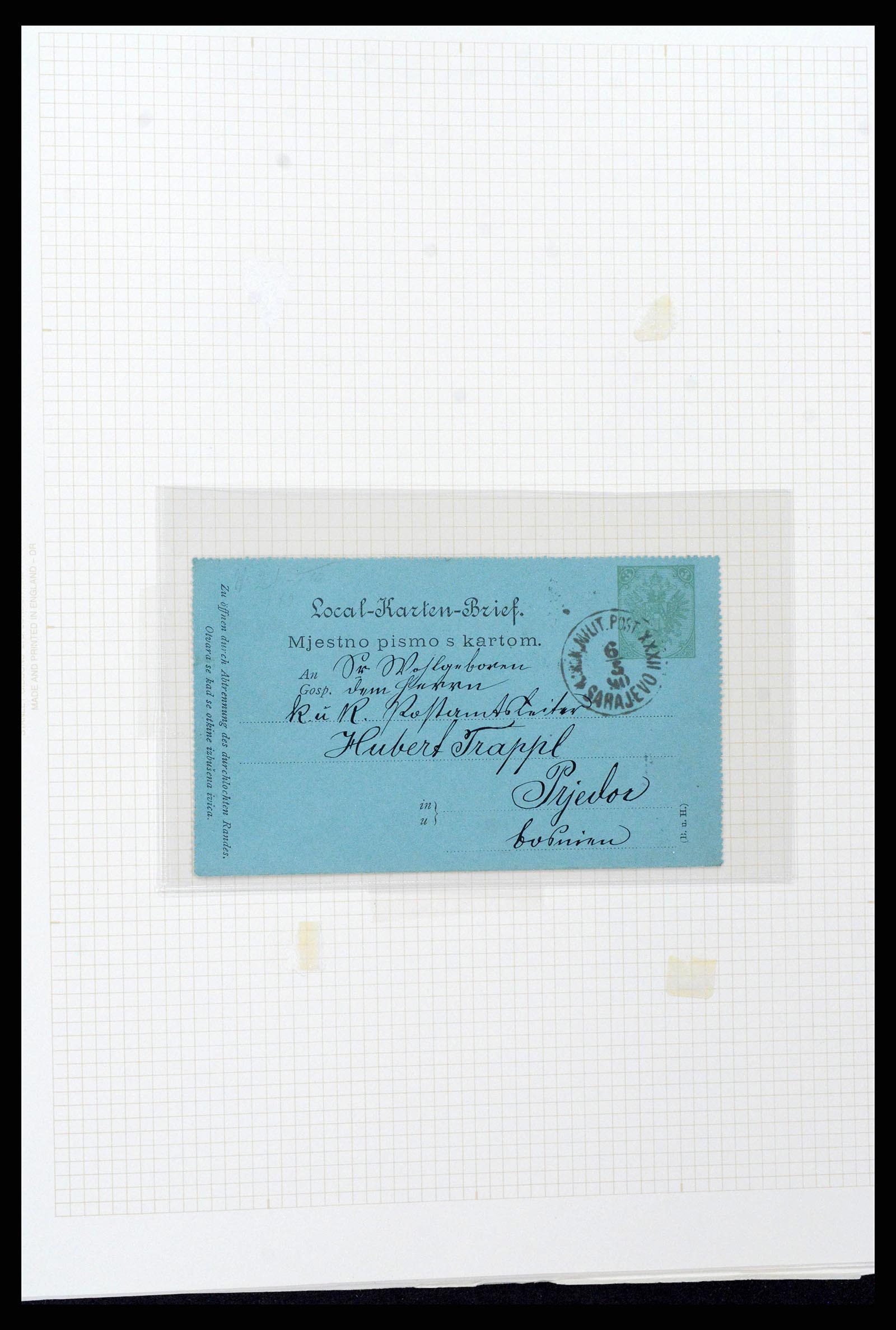 38500 0264 - Postzegelverzameling 38500 Bosnië speciaalverzameling 1879-1919.
