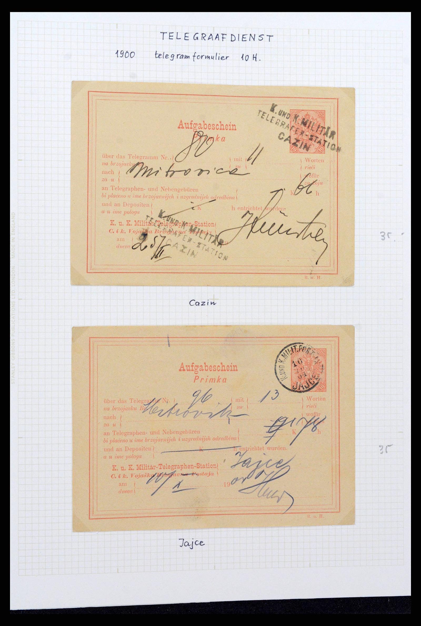 38500 0273 - Postzegelverzameling 38500 Bosnië speciaalverzameling 1879-1919.
