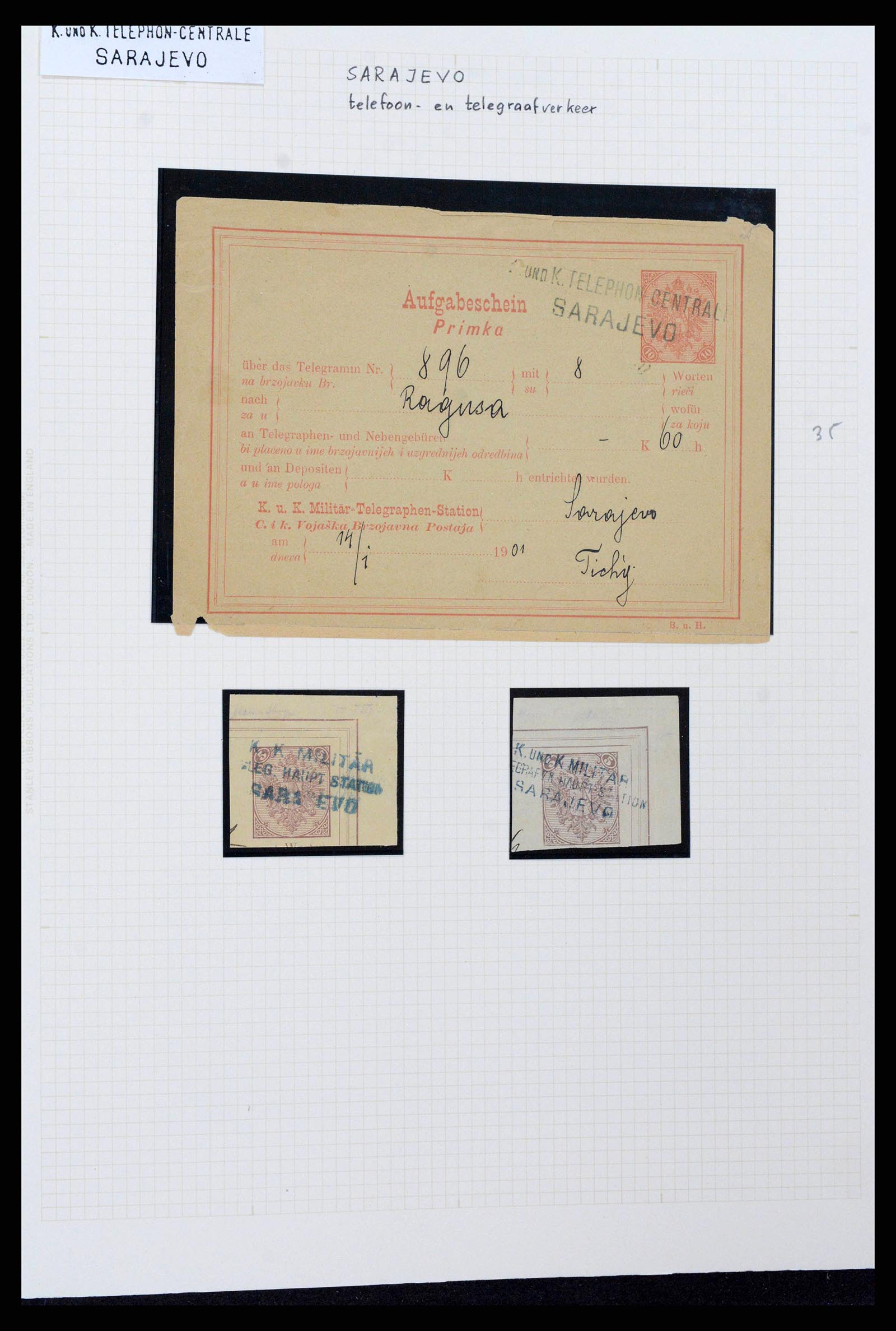 38500 0274 - Stamp collection 38500 Bosnia special collection 1879-1919.