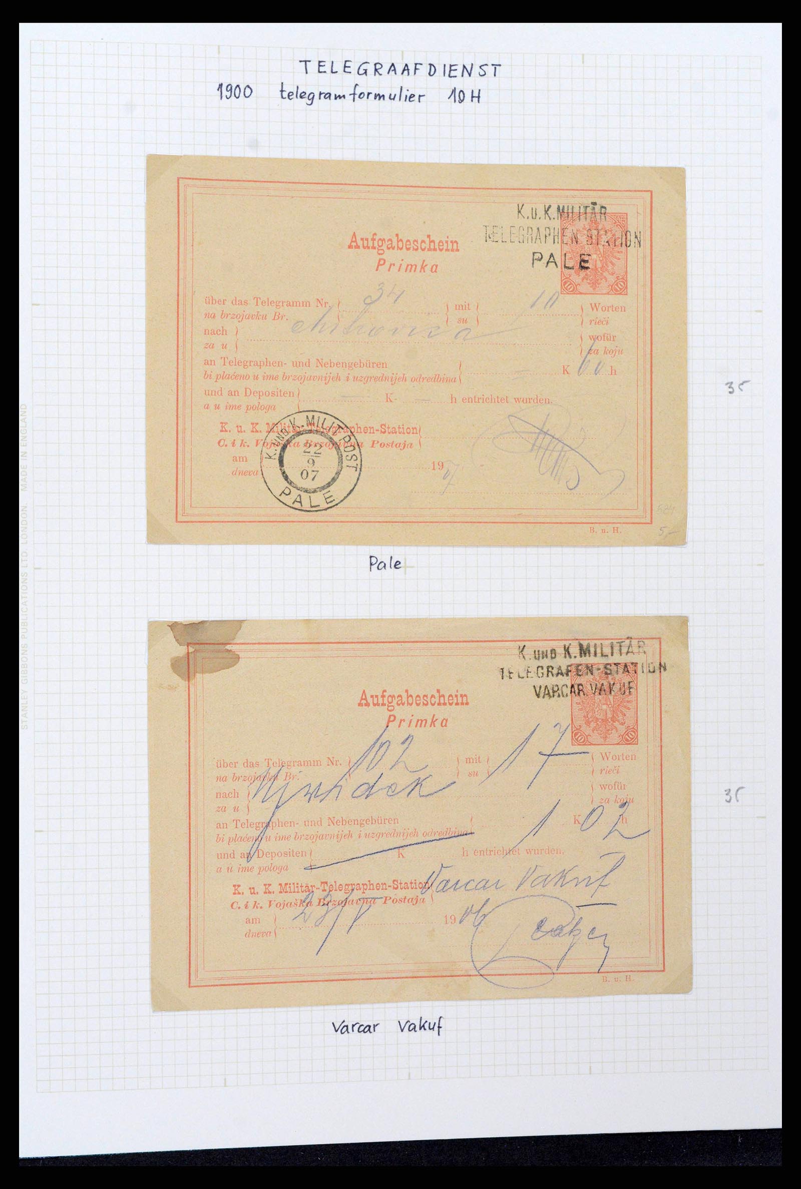 38500 0275 - Postzegelverzameling 38500 Bosnië speciaalverzameling 1879-1919.