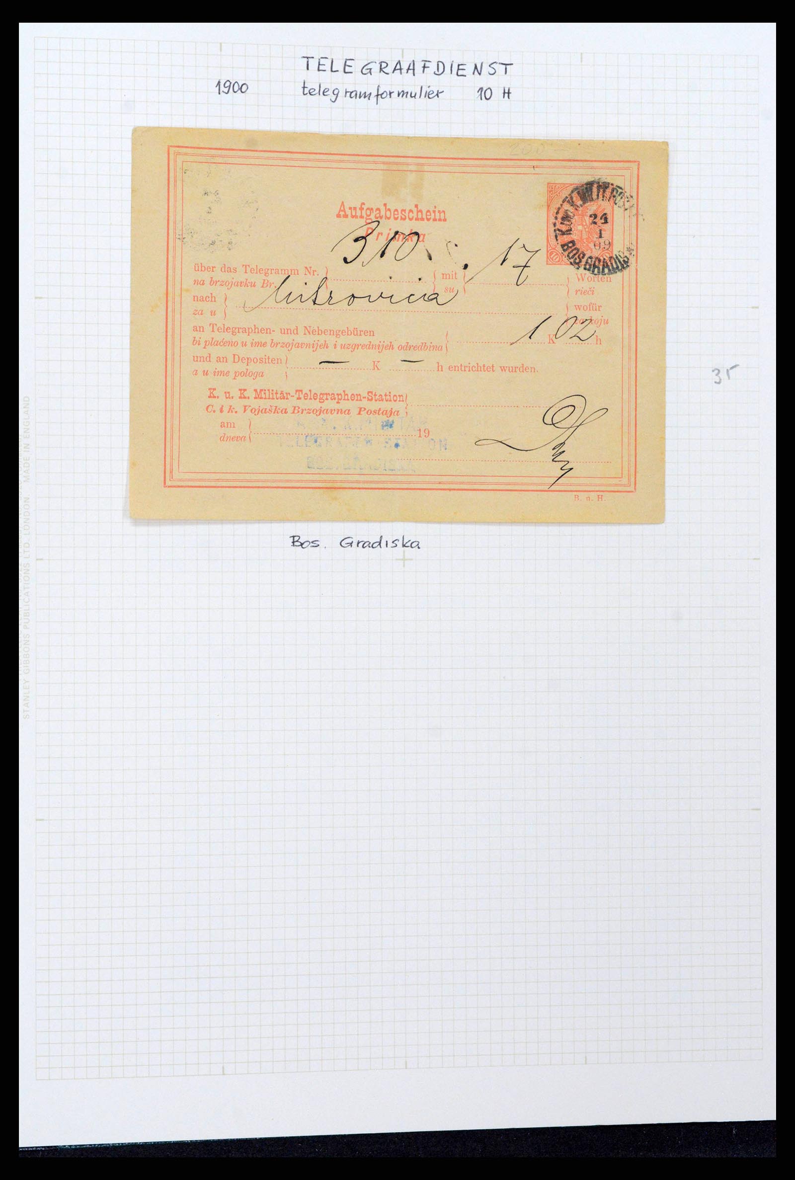 38500 0276 - Postzegelverzameling 38500 Bosnië speciaalverzameling 1879-1919.
