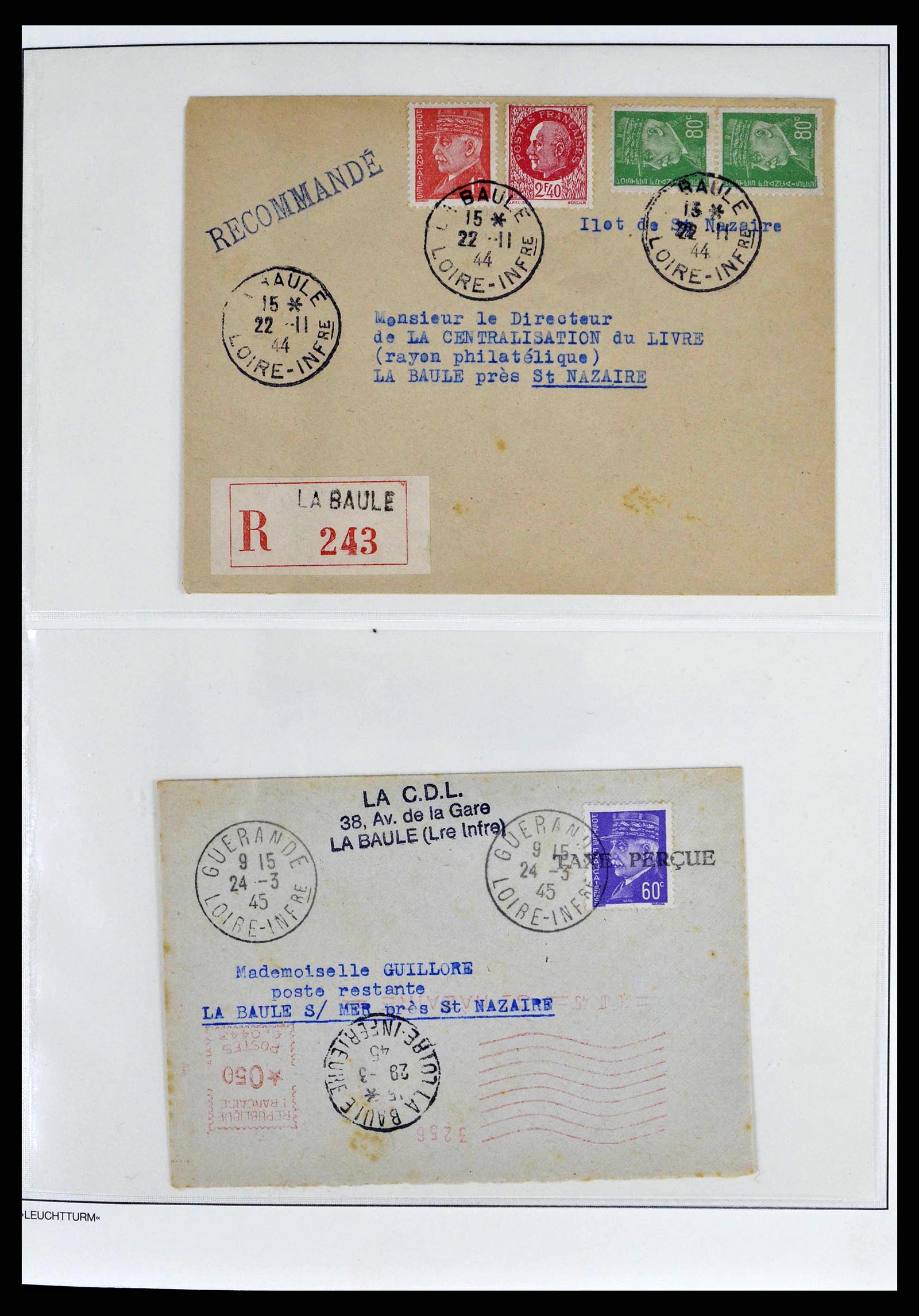 38501 0002 - Postzegelverzameling 38501 Duitse gebieden en bezettingen 1920-1945.